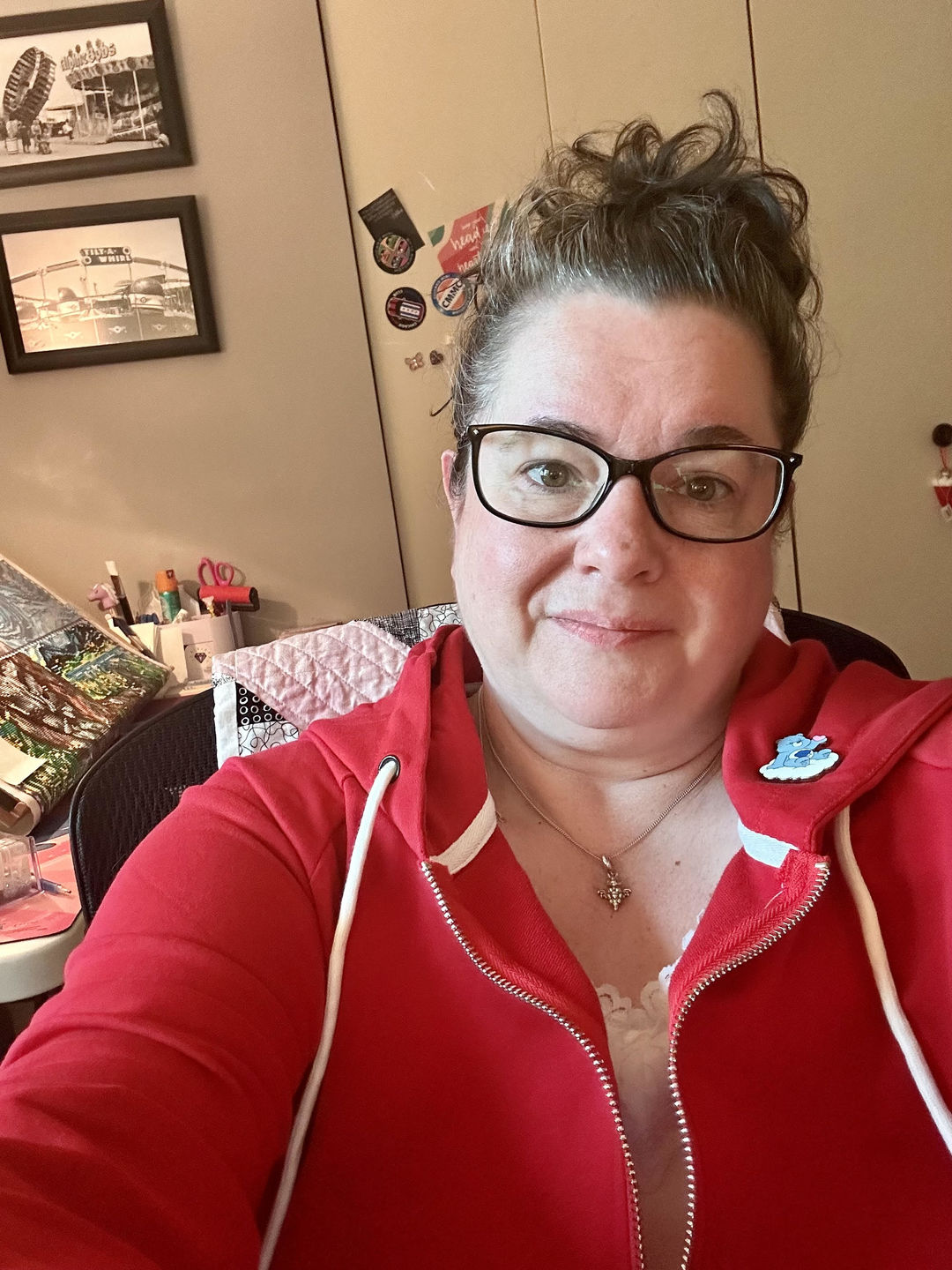 Customer photo review of Ruby Red Full zip