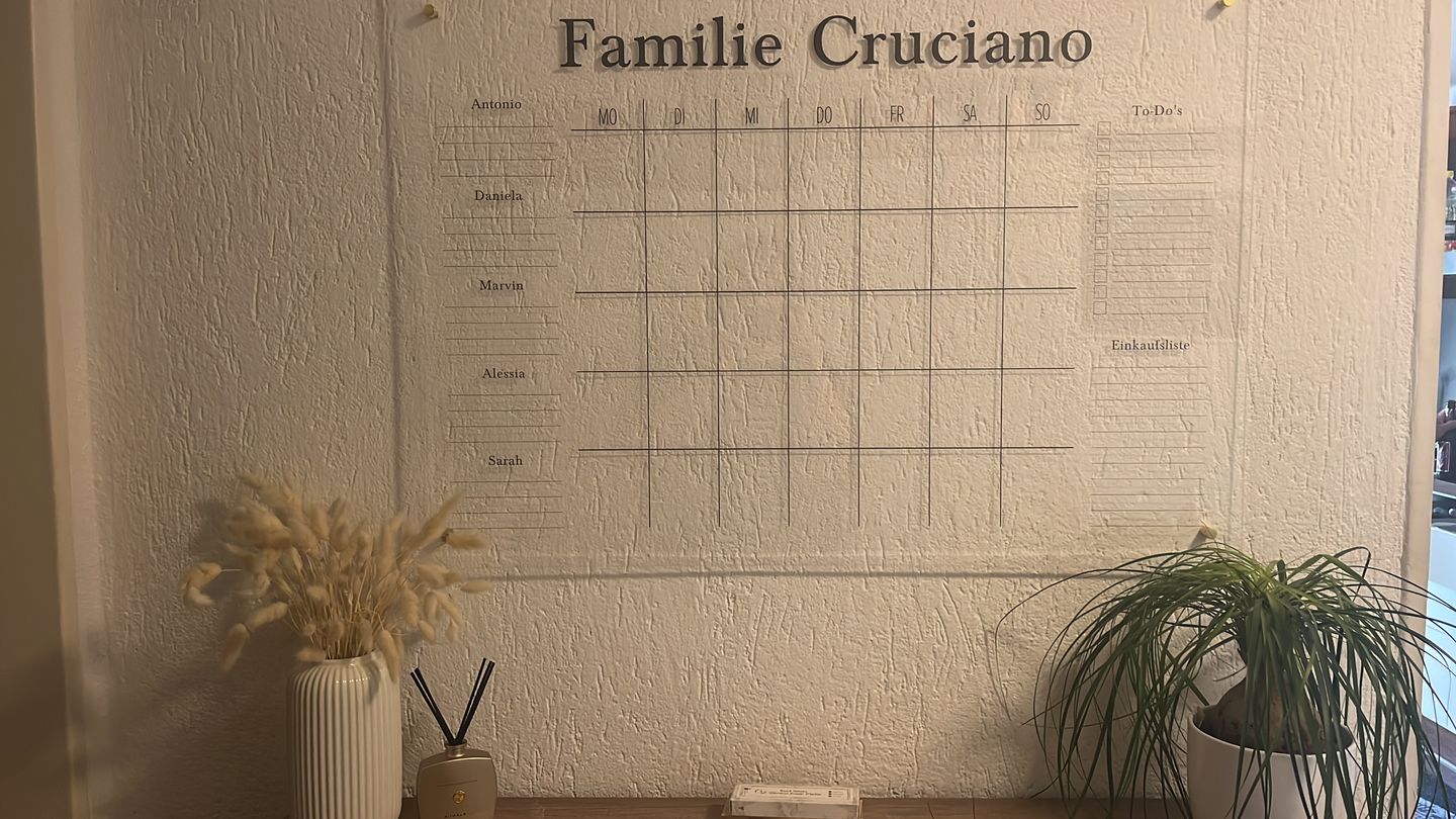 Customer photo review of 5-Namen Familienplaner