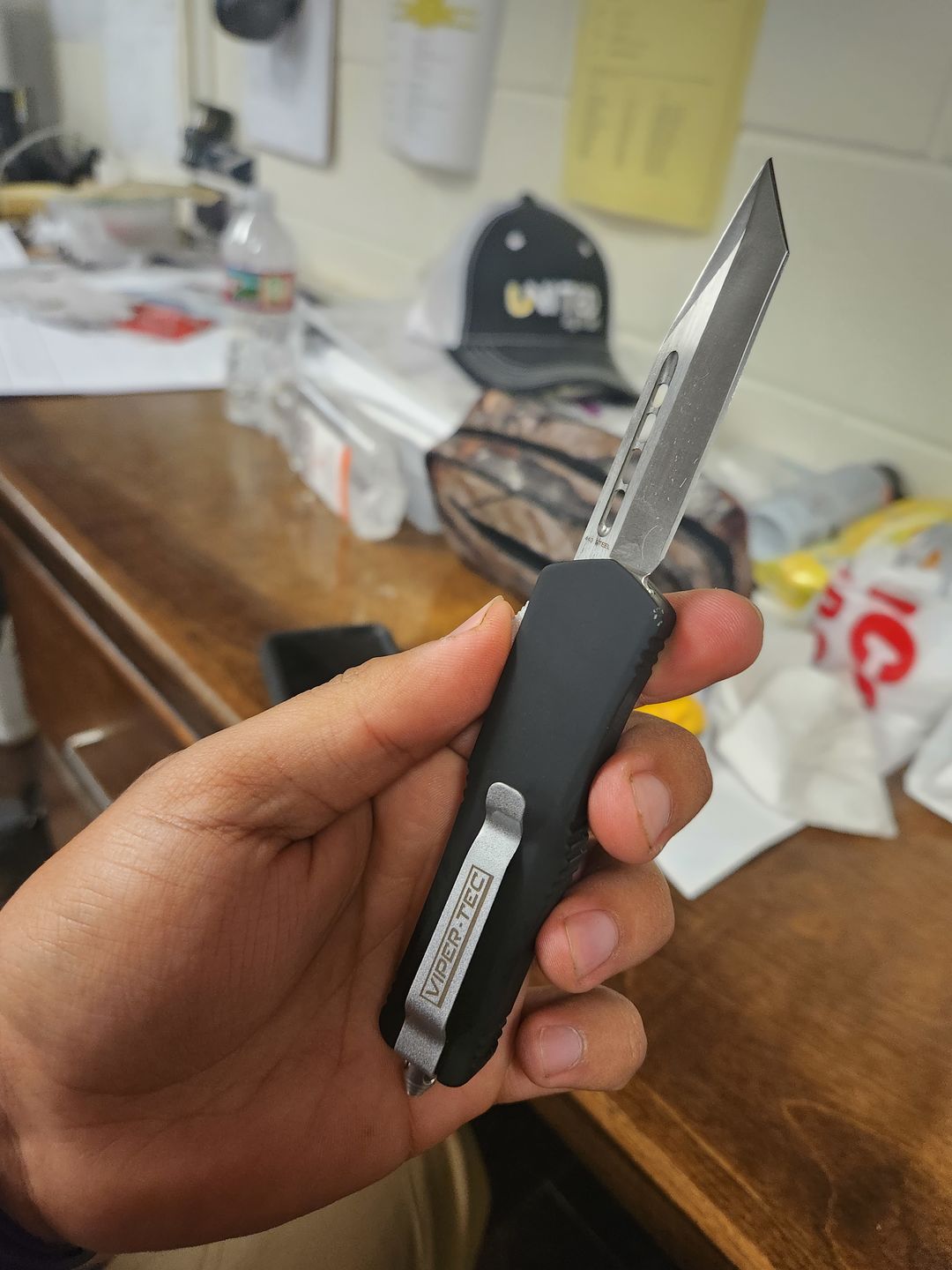 Customer photo review of Small Black Ghost D/A OTF (Multiple Blade Styles Available)