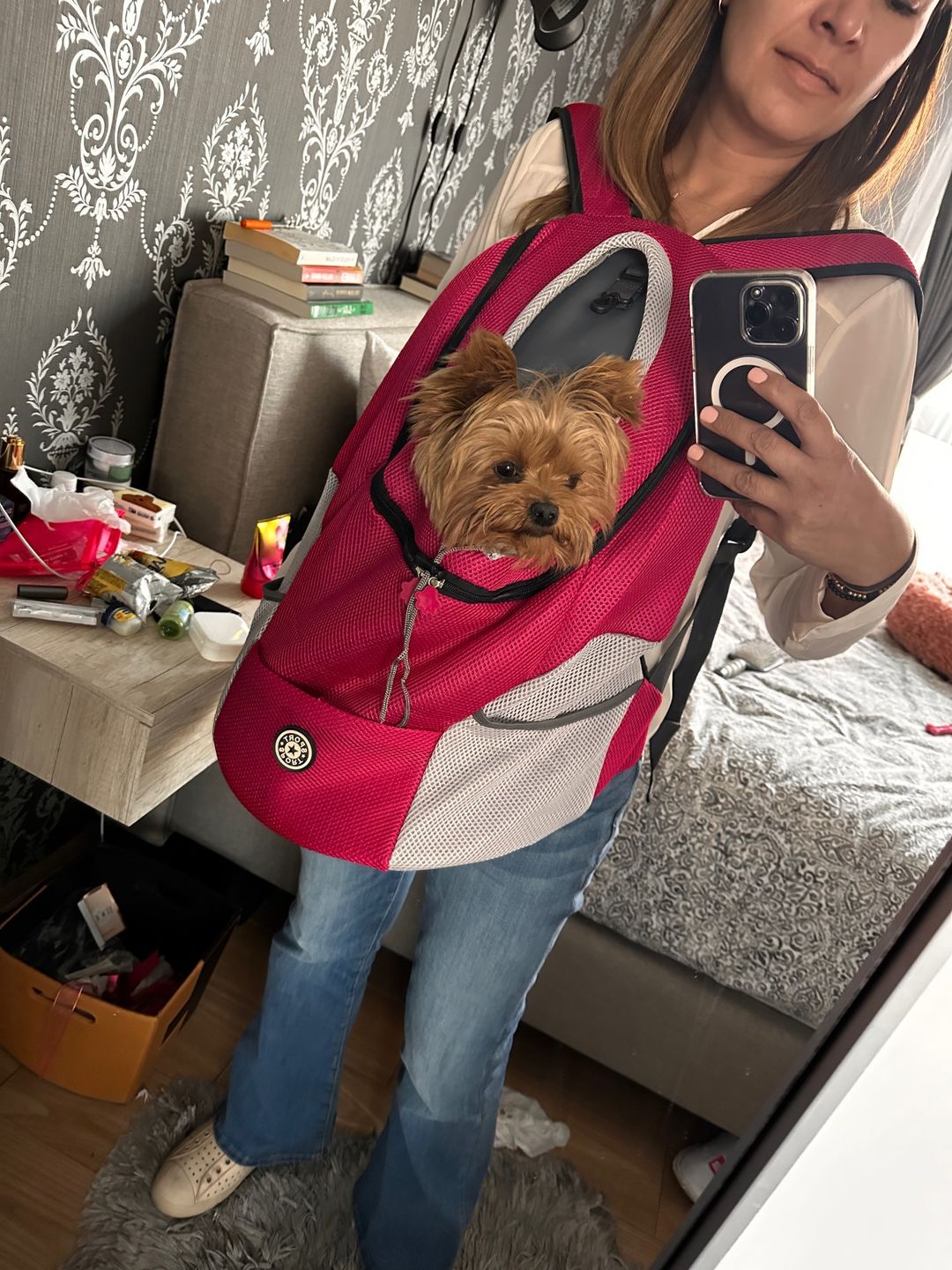 Customer photo review of Emmalove - Hunde-Rucksack