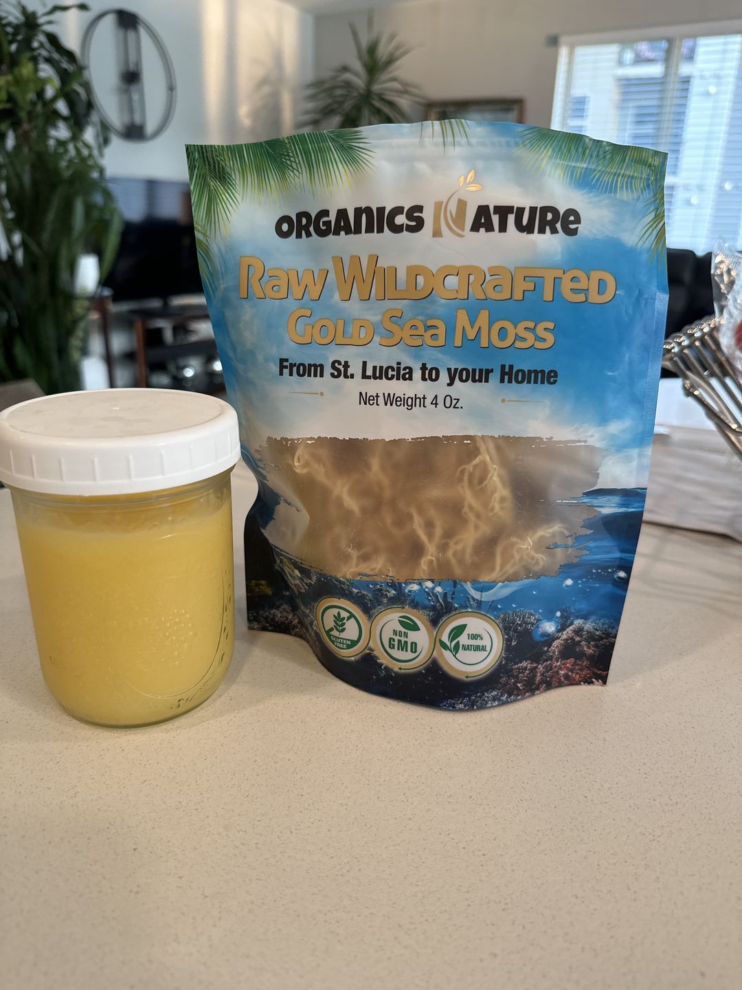 Customer photo review of Raw Wildcrafted Sea Moss 4oz - Sun Dried Sea Moss