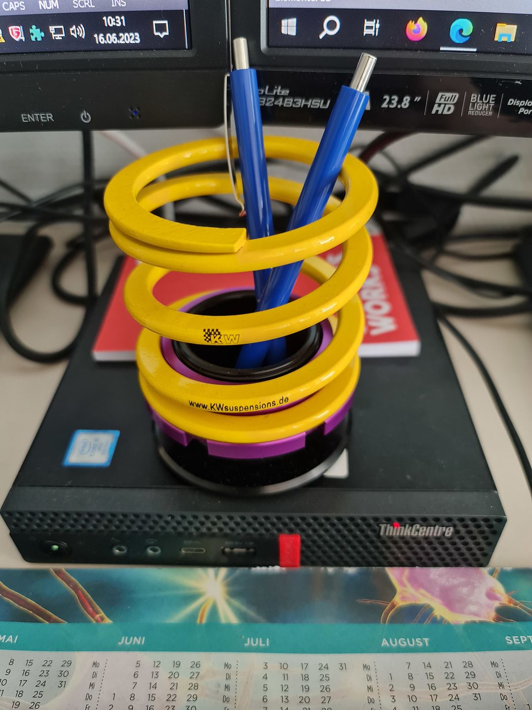Customer photo review of KW höheneinstellbarer Stifthalter