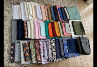 Customer photo review of Mystery Fabric Remnant Box