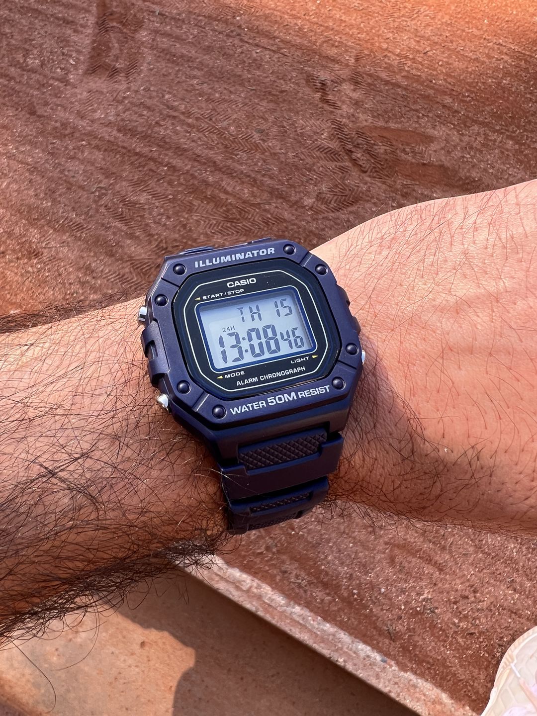 Customer photo review of Reloj Casio Vintage W-218H-2AVDF Azul