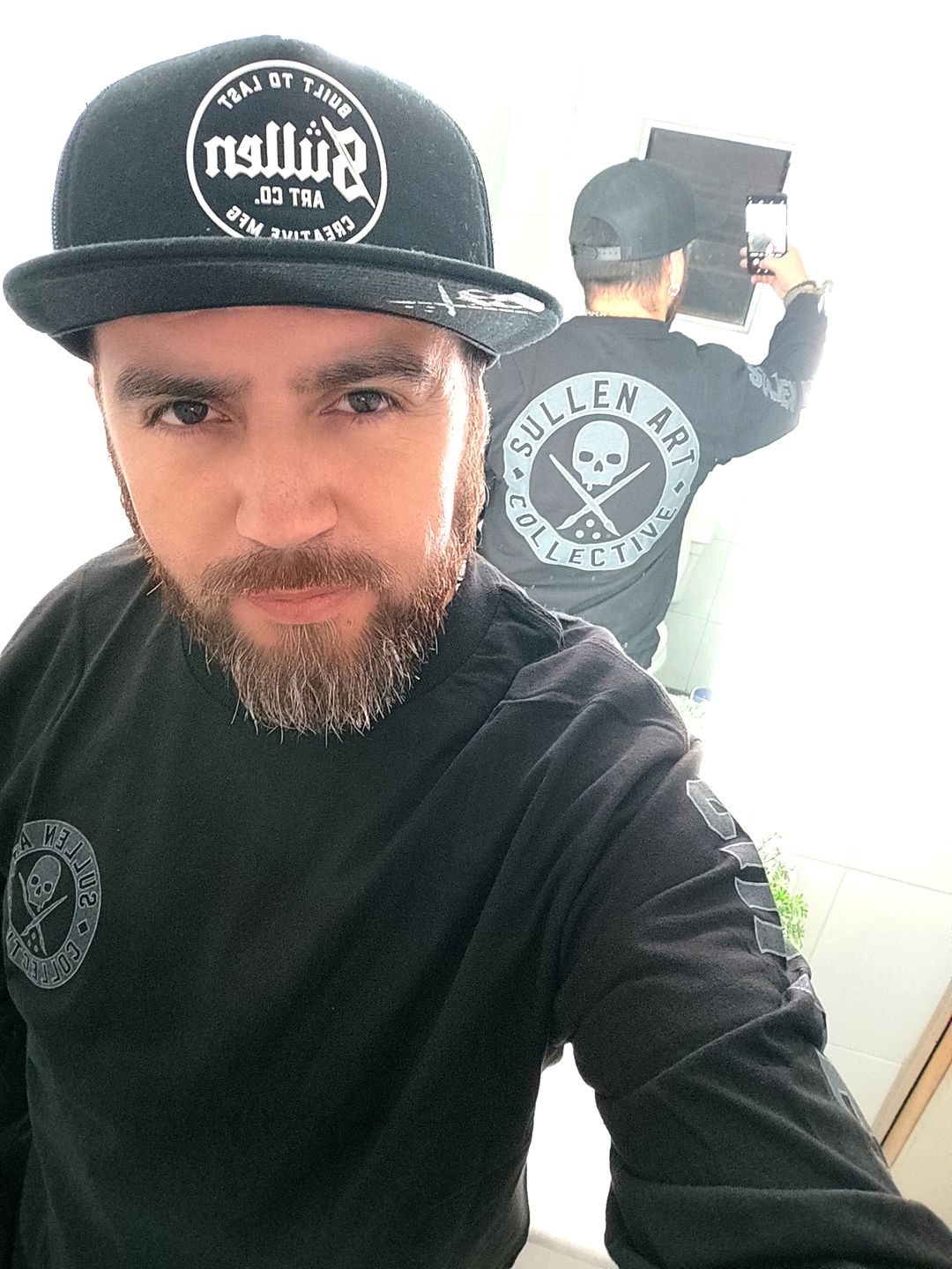 Customer photo review of BADGE OF HONOR BLACK LONG SLEEVE