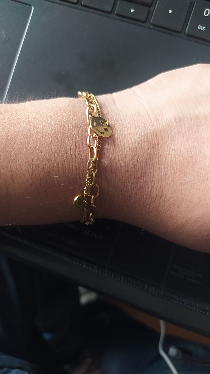 Customer photo review of Pulsera Smiley
