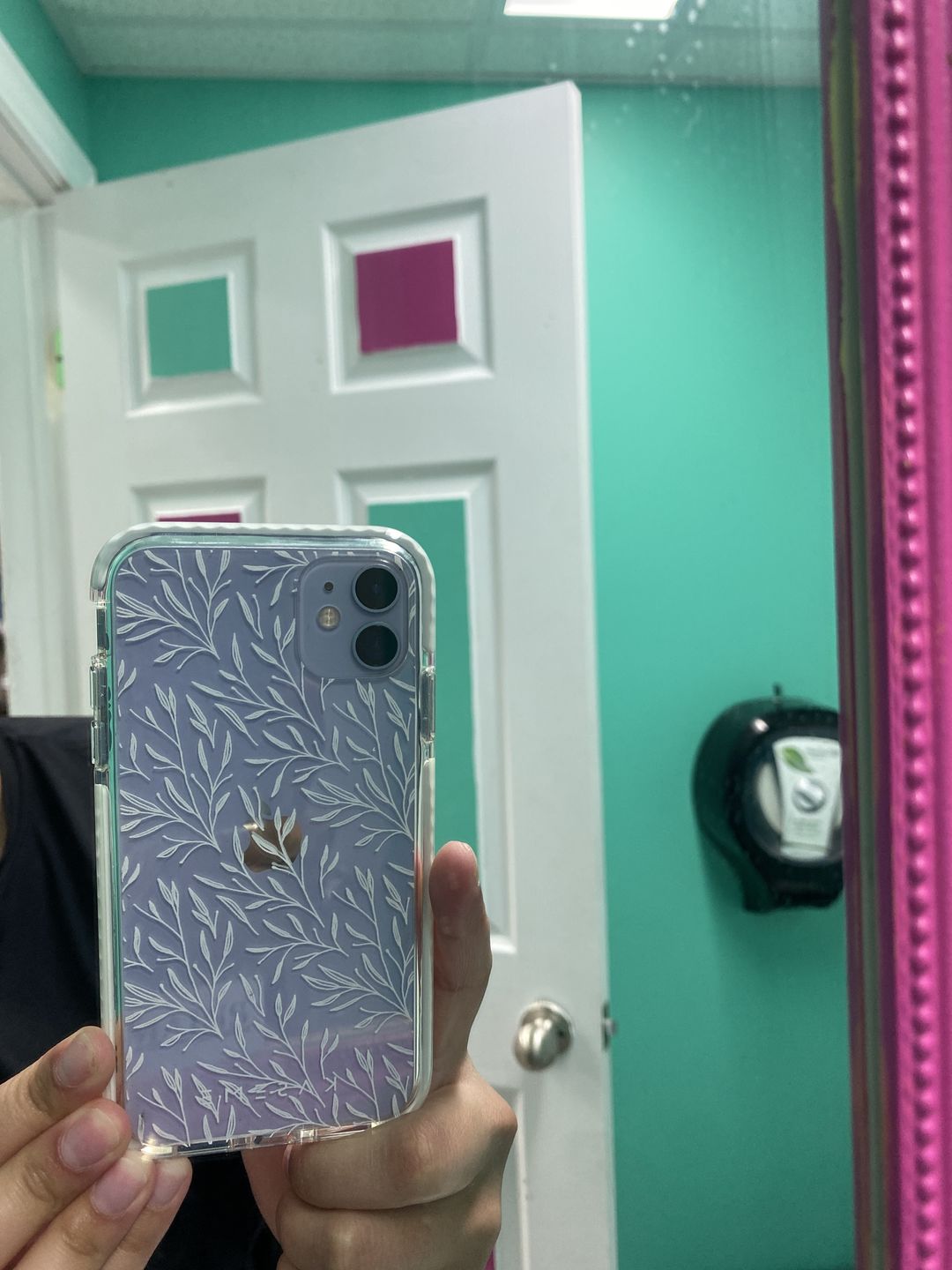 Customer photo review of Hibiscus Clear Case