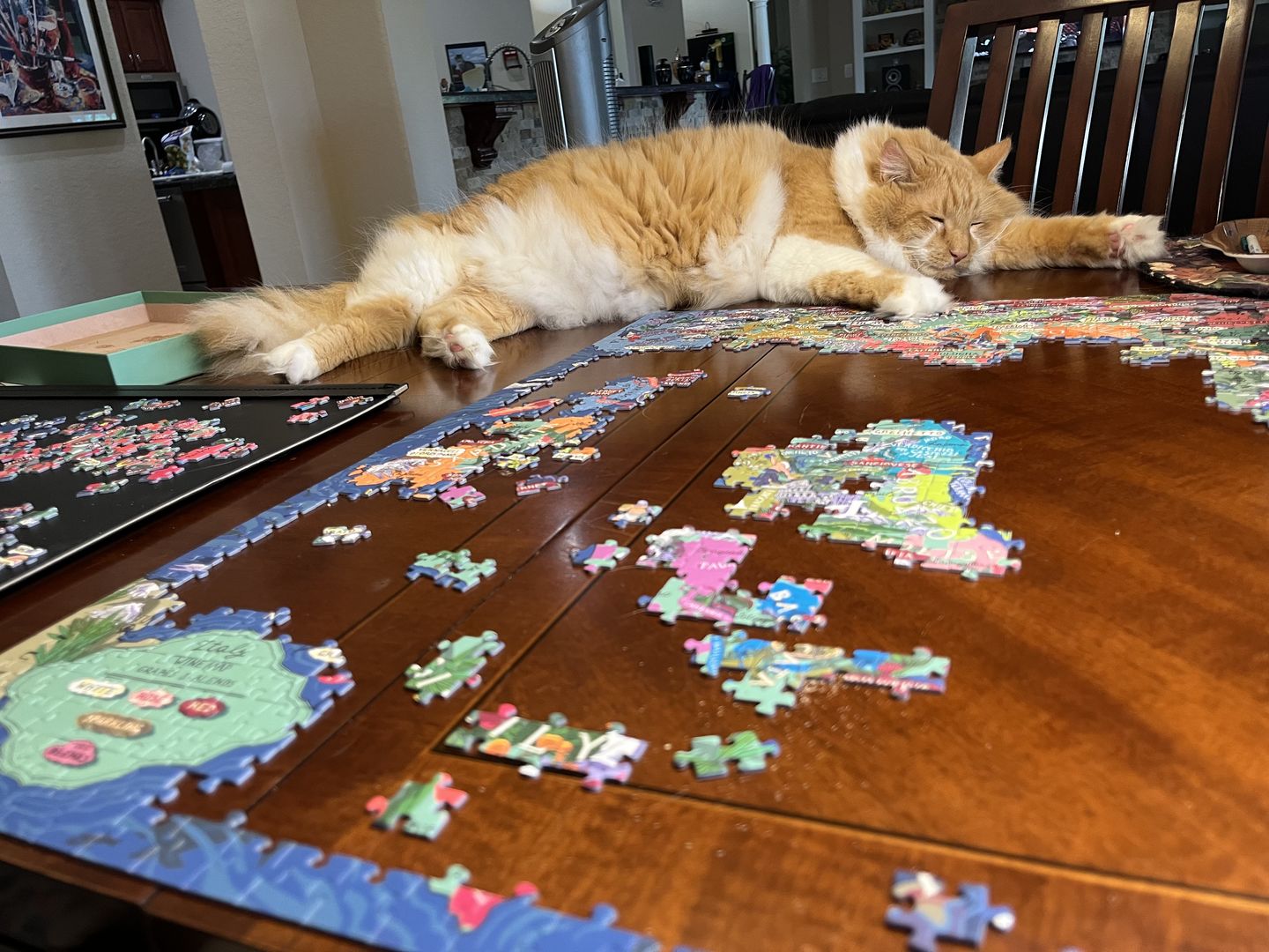 Customer photo review of Wine Puzzle - Italy