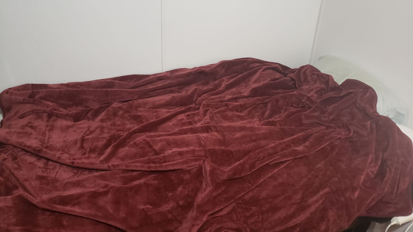 Customer photo review of Waterproof Squirt Blanket™- Moon Blood The OG