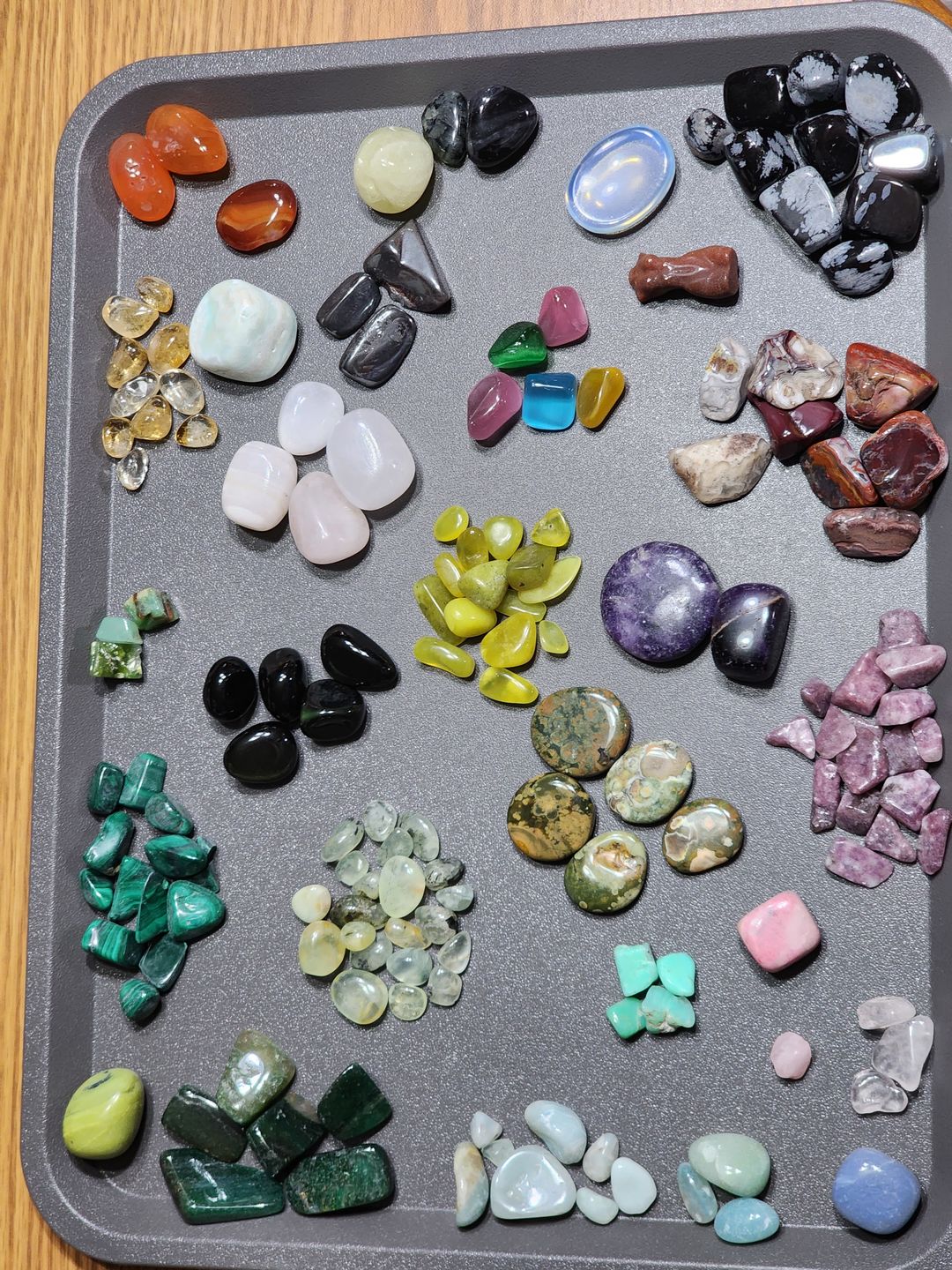 Customer photo review of Scoop of Tumbled Stones