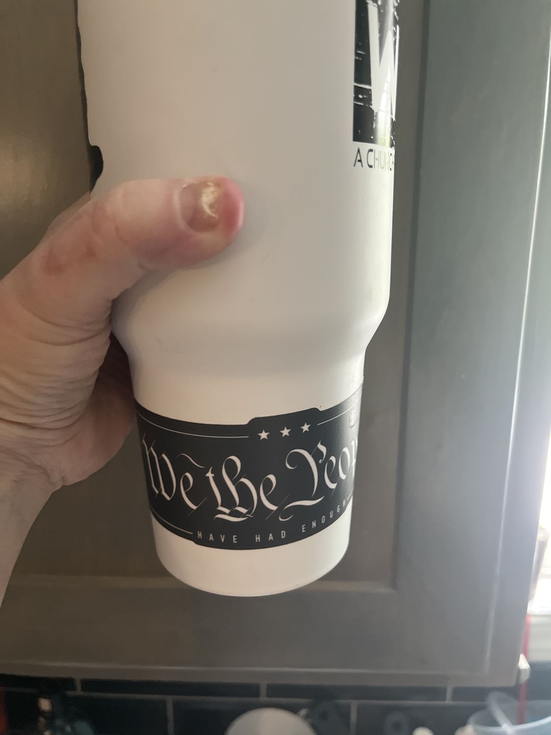 Customer photo review of We the People Decal