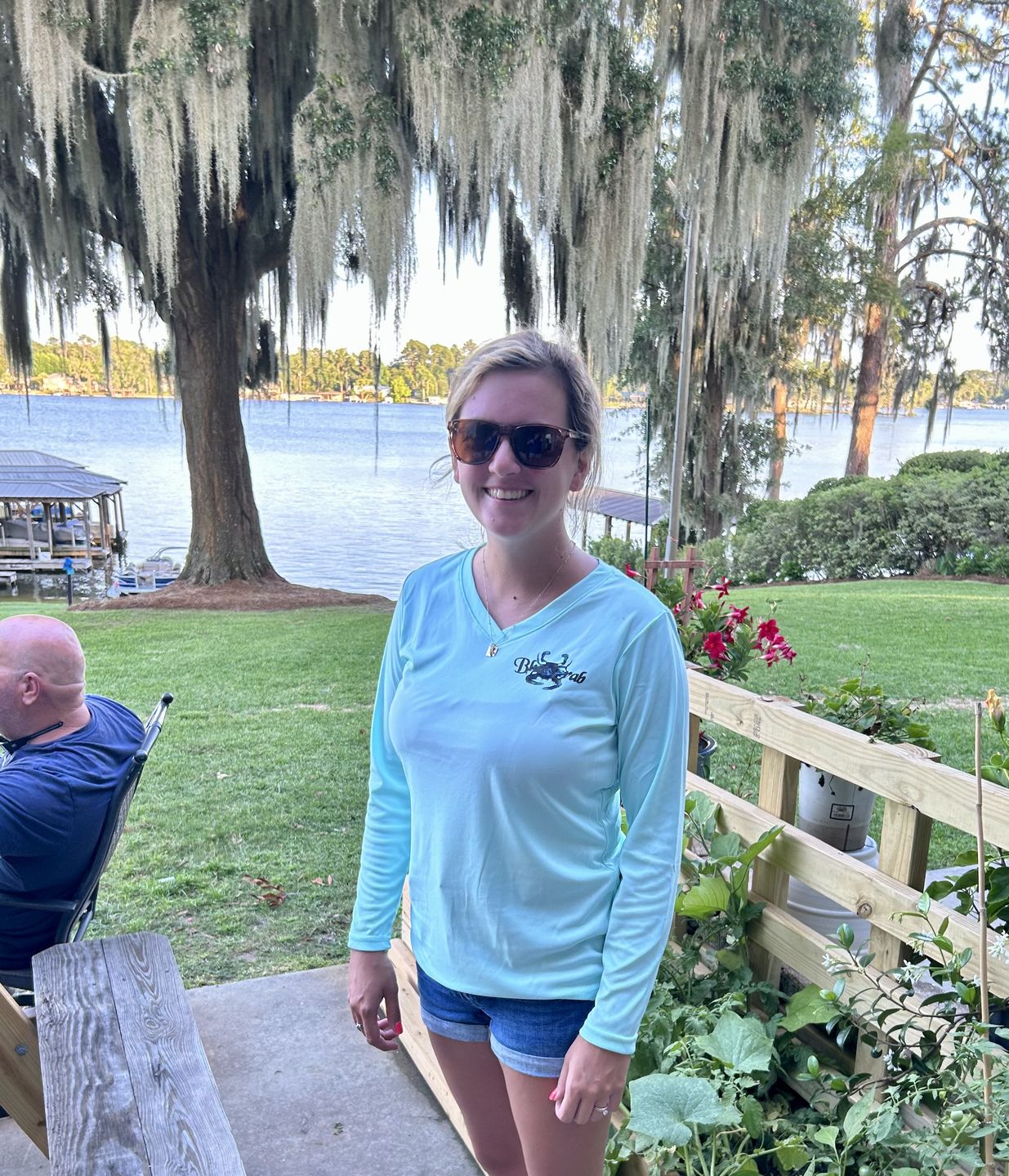 Customer photo review of Women's Dri-Fit Custom Boat Shirts - Long Sleeve