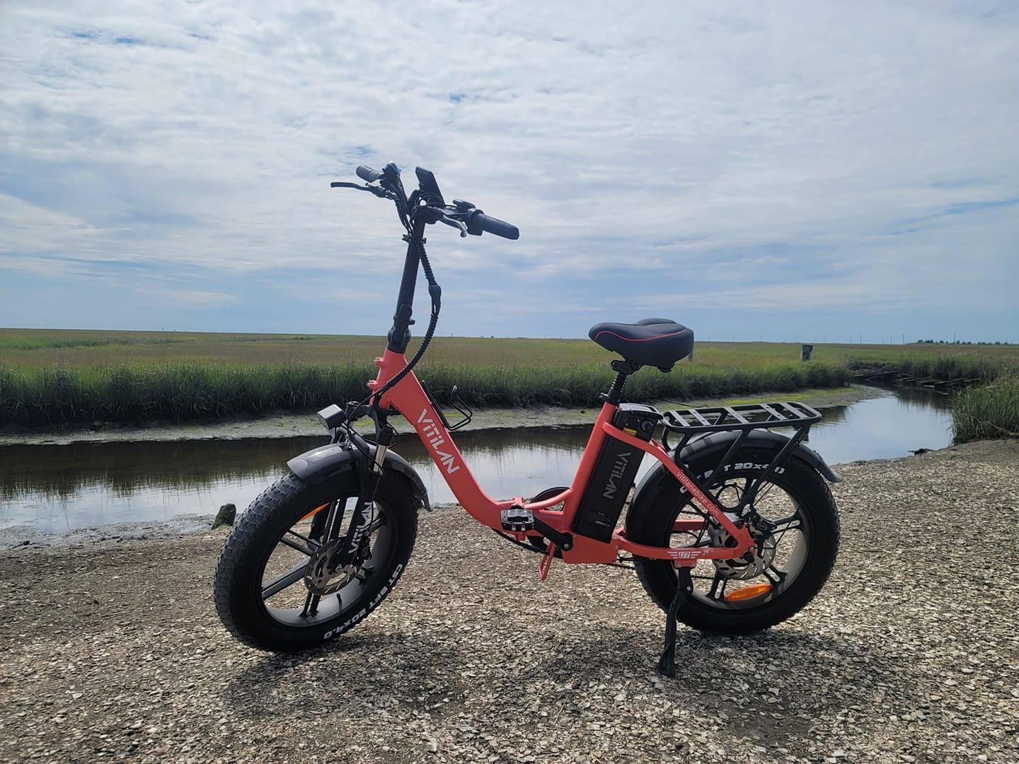 Customer photo review of U7 Step-thru Foldable Fat Tire Electric Bike