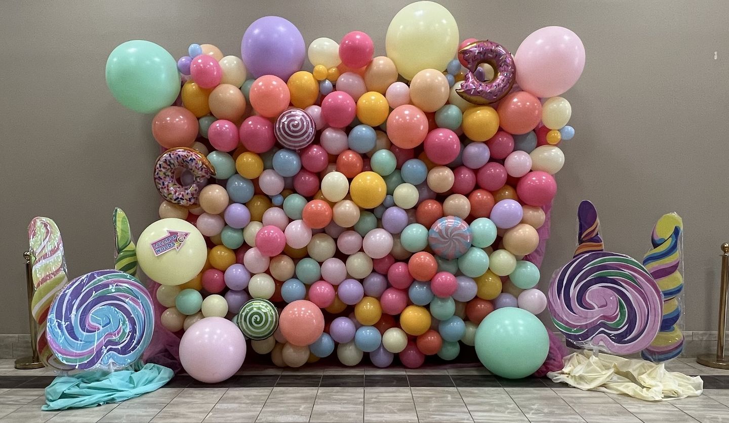 Customer photo review of Summer Sunset Balloon Garland Kit