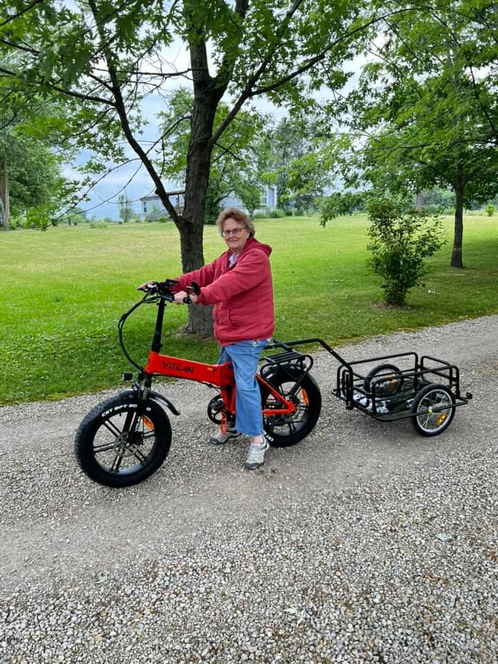 Customer photo review of V3 Folding Fat Tires Adult All Terrain Electric Bike
