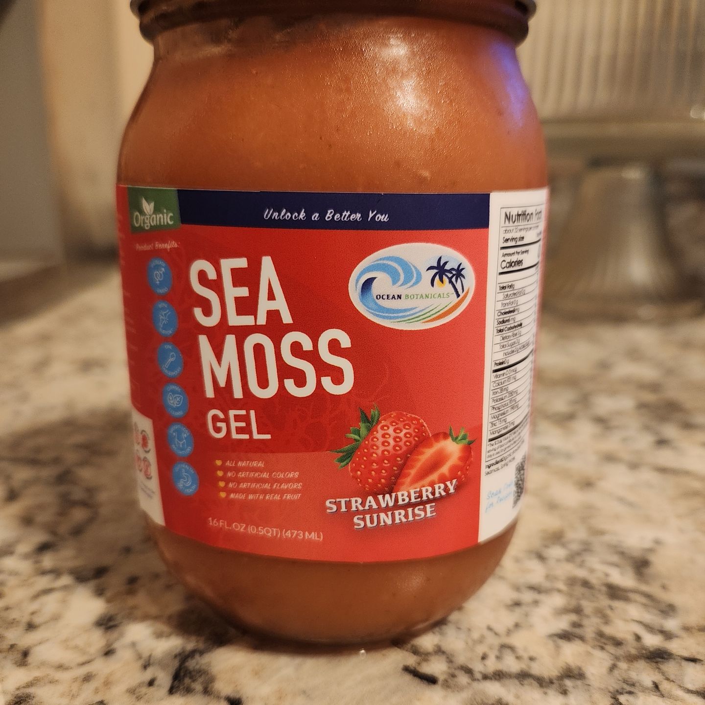 Customer photo review of Strawberry Moss Gel