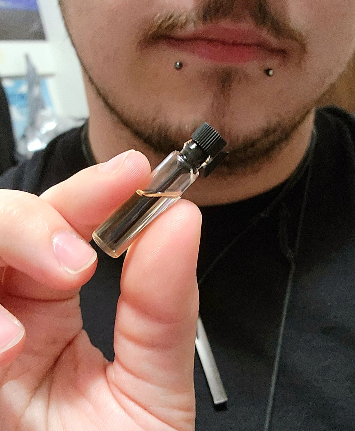 Customer photo review of LeatherDaddy Cologne Sample