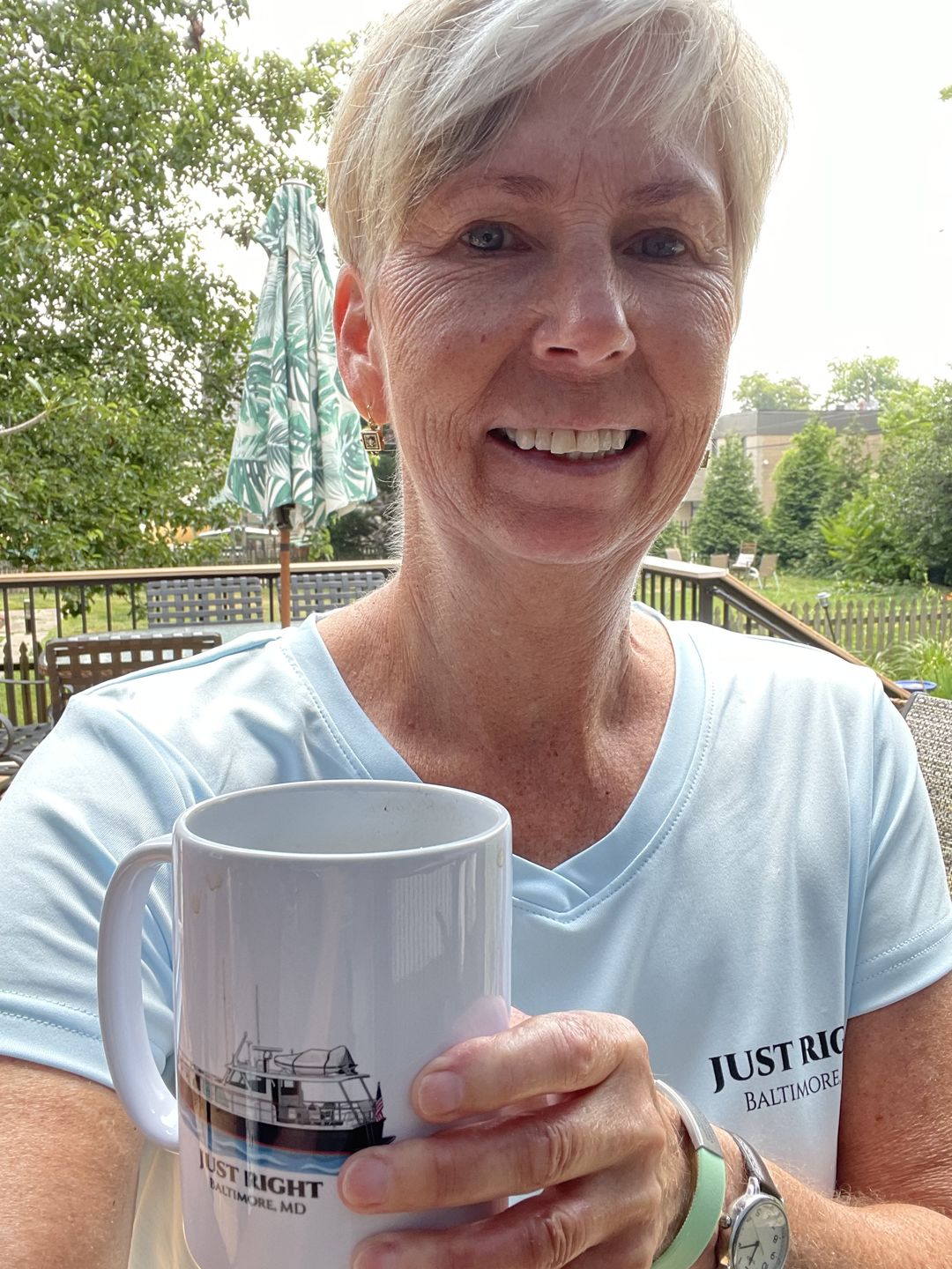 Customer photo review of Custom Insulated Stainless Steel Mugs