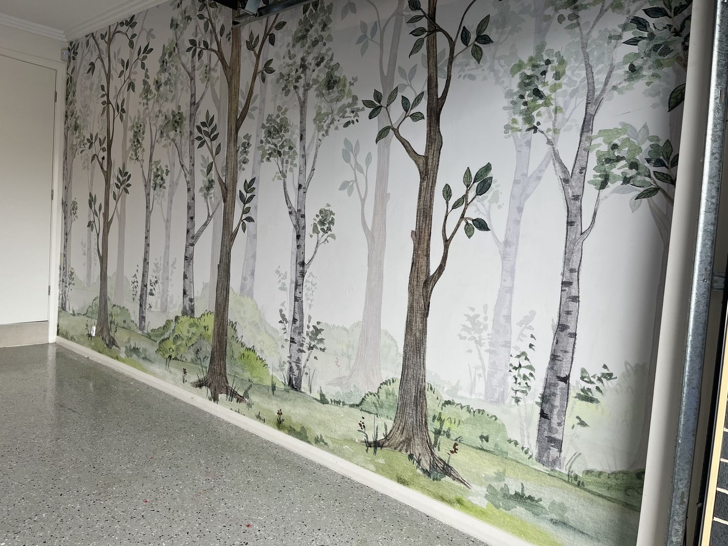 Customer photo review of Hidden Forest Wallpaper Mural