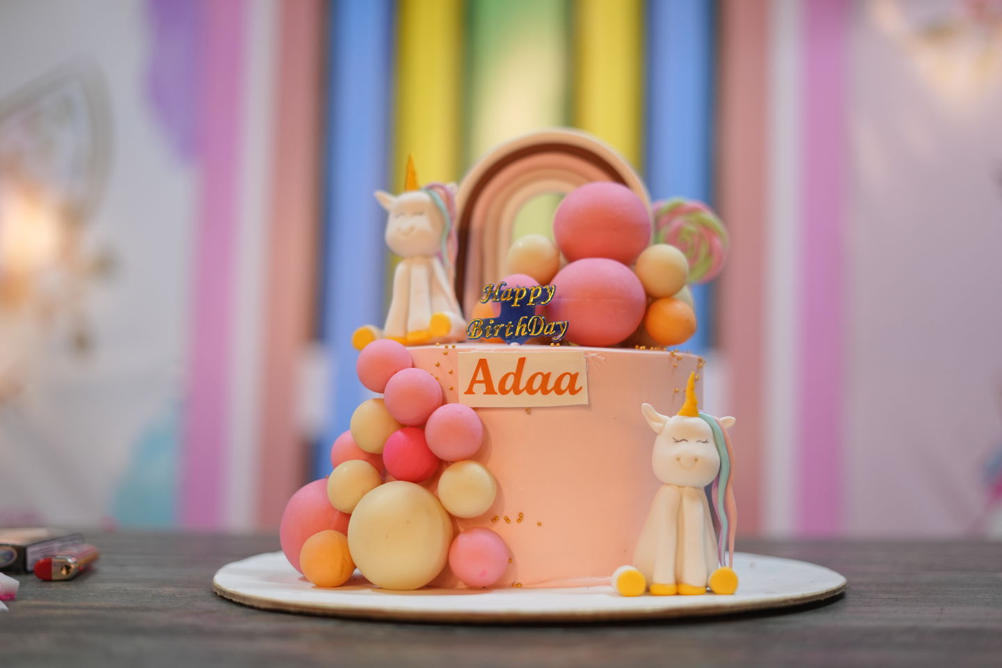 Customer photo review of Pinkish Pony Cake