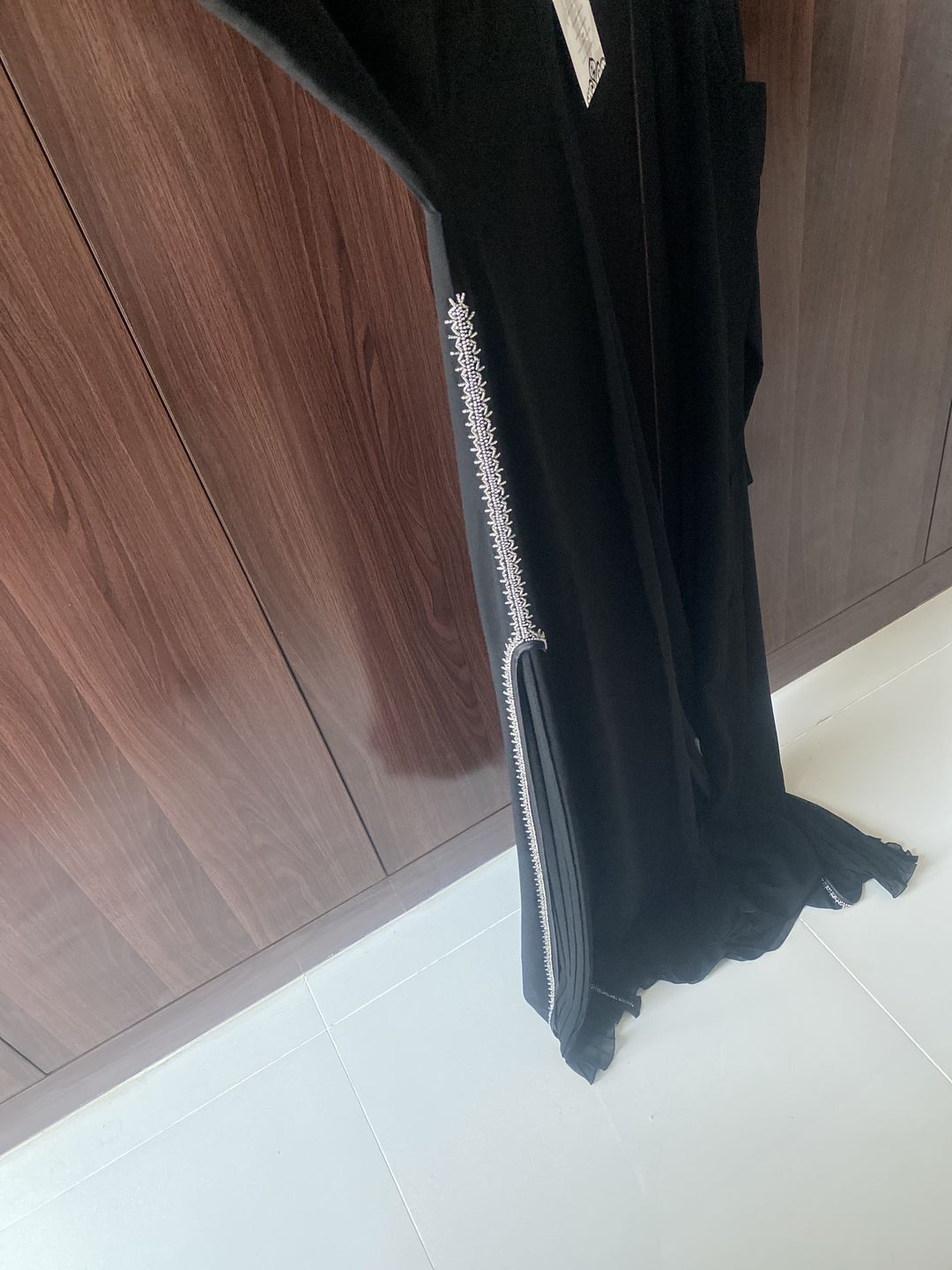 Customer photo review of Bsi3753-Beads embellished flared abaya