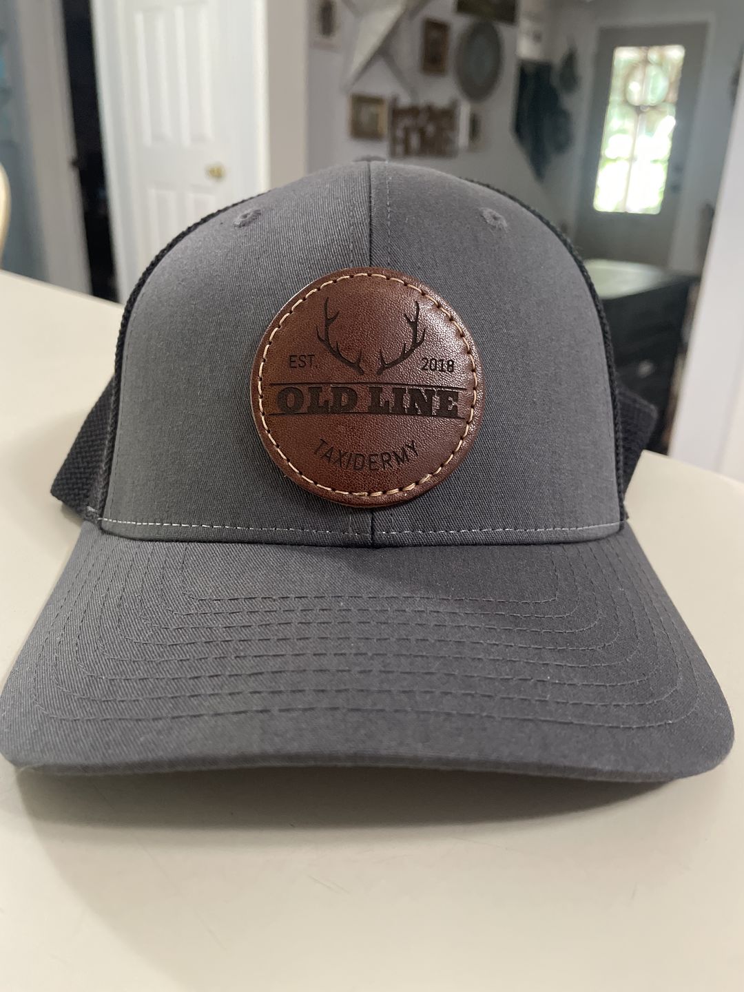 Customer photo review of Richardson 110 Flexfit Custom Leather Patch Hat