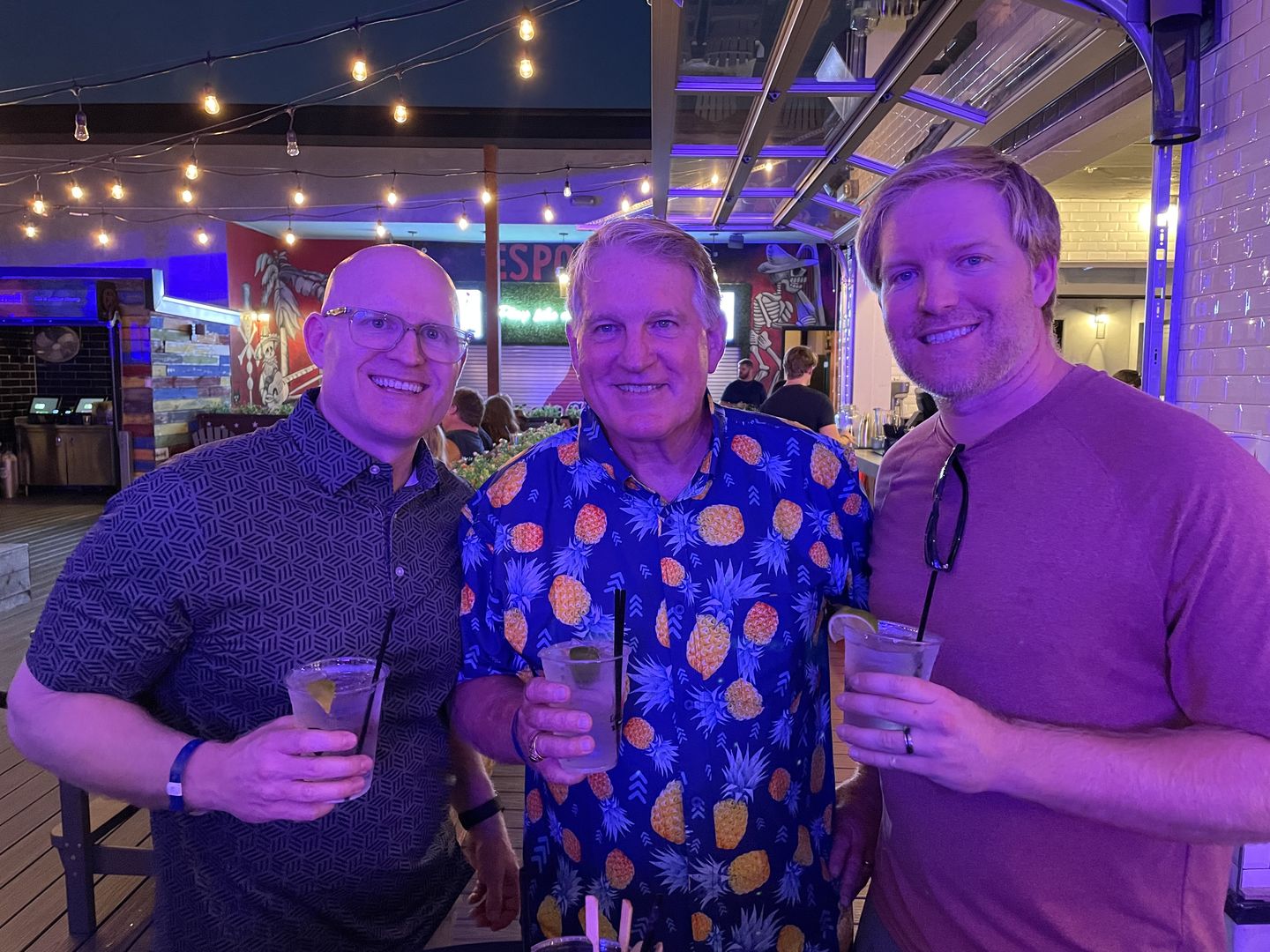 Customer photo review of 21 Pineapples Signature Button Up Shirt