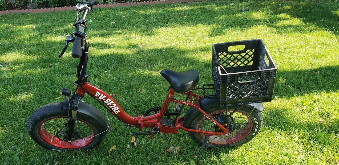 Customer photo review of SF20 Step-Thru Folding Fat Tire E-Bike