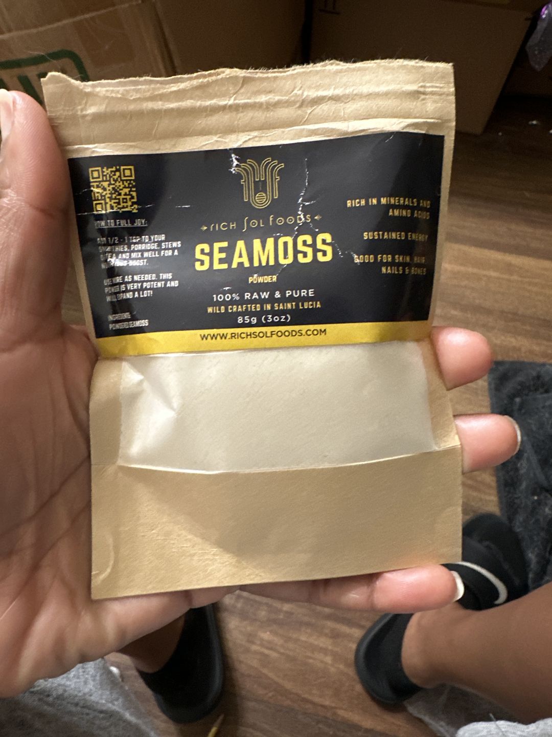 Customer photo review of Seamoss Powder