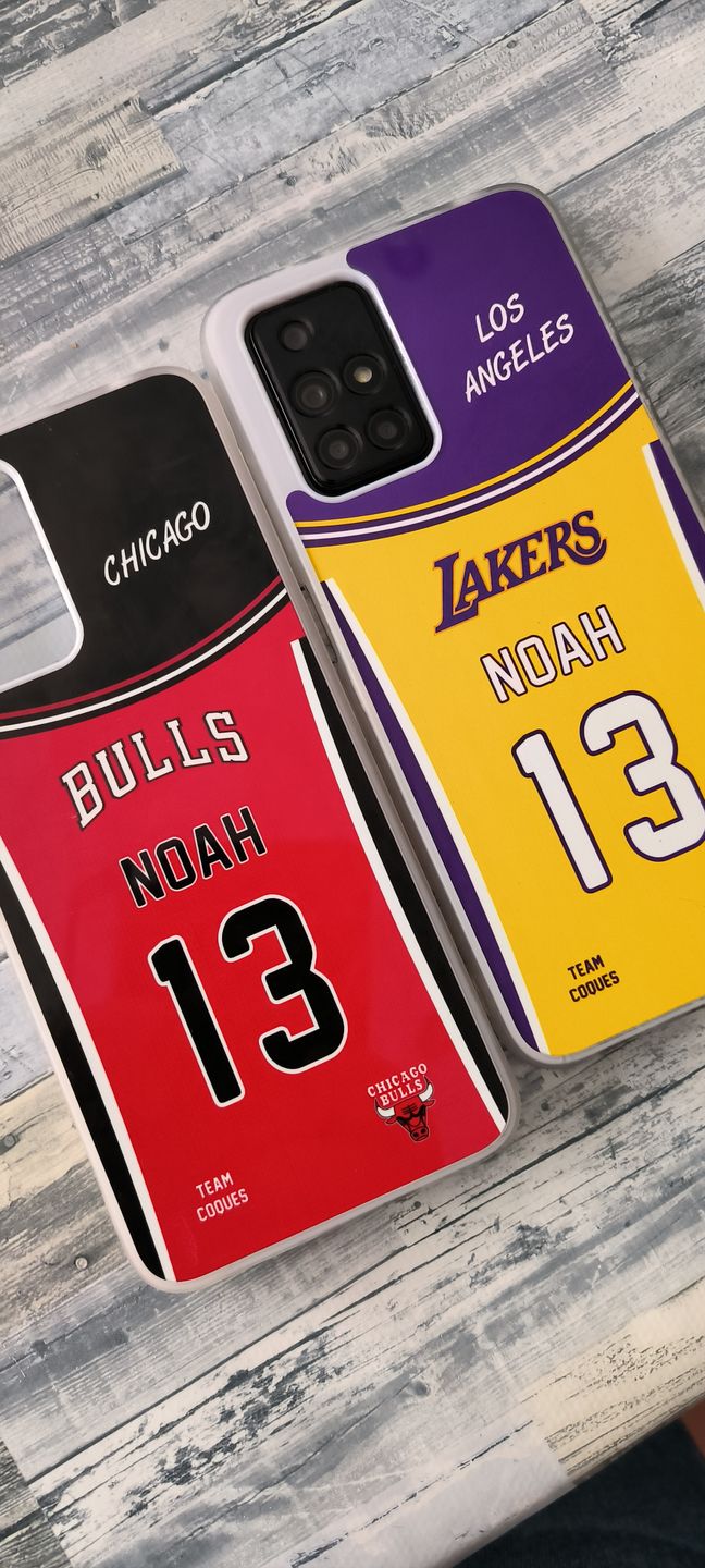 Customer photo review of Coque basket NBA CHICAGO BULLS personnalisable - TEAMCOQUES