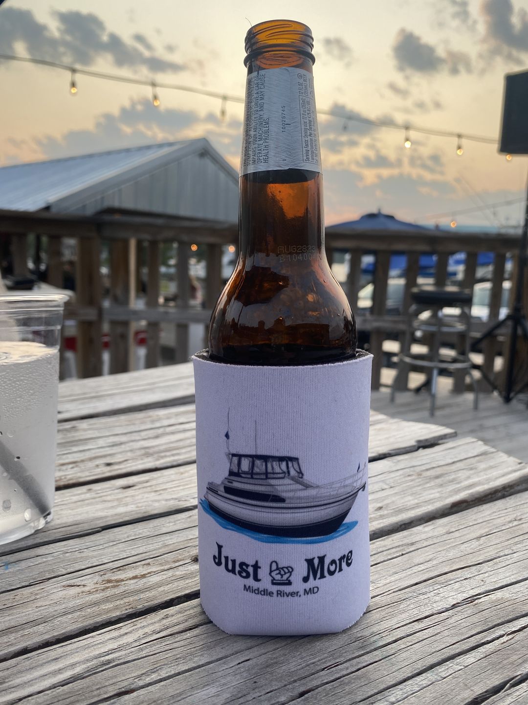 Customer photo review of Custom Boat Koozie