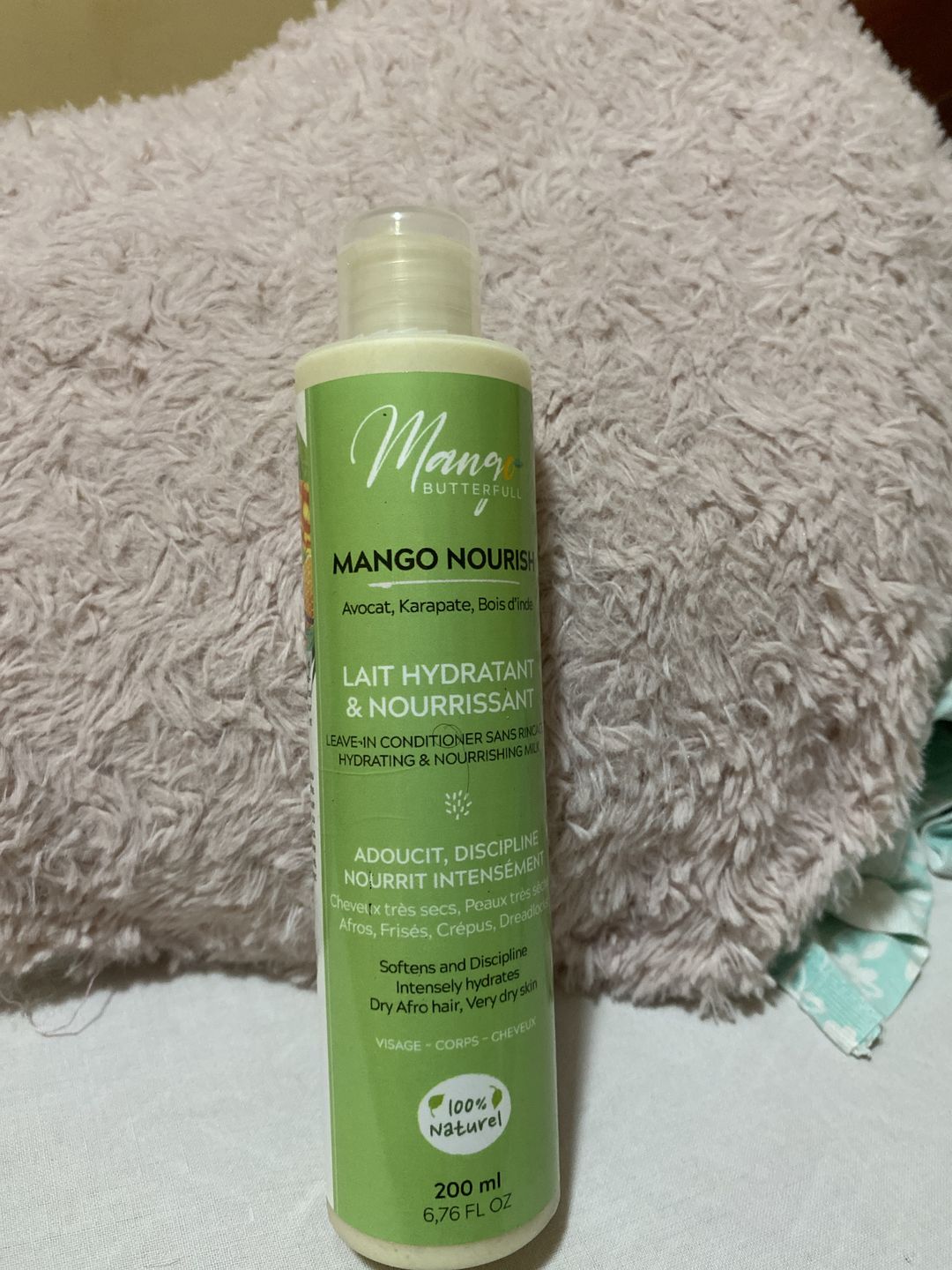 Customer photo review of Lait hydratant et nourrissant - NOURISH
