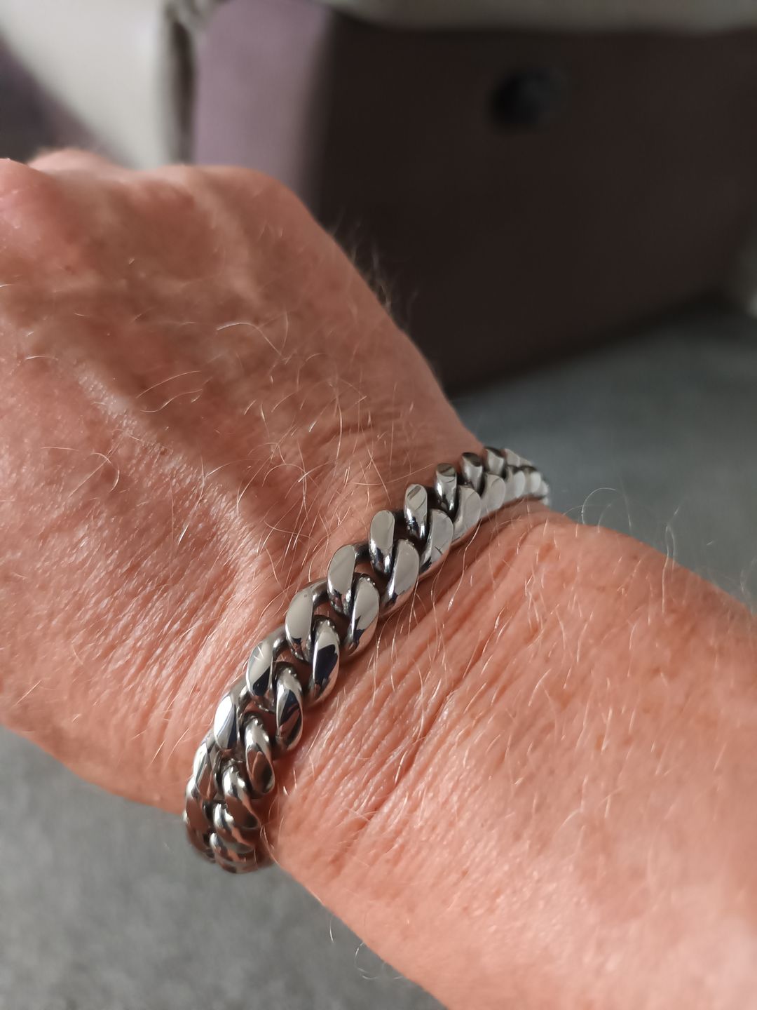 Customer photo review of The Rock SOLID Chain 10mm Bracelet