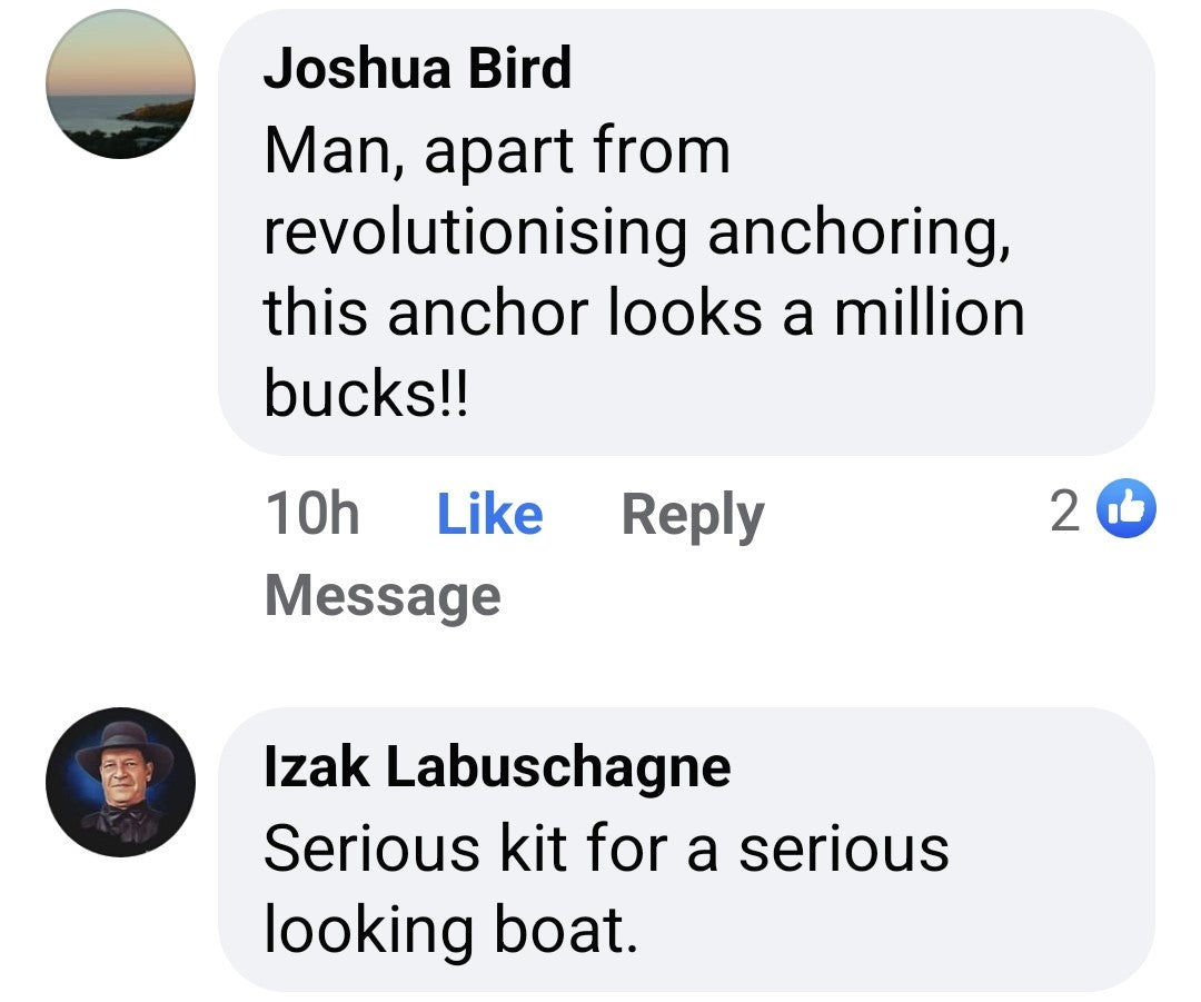 Customer photo review of Boomer All Terrain Anchor