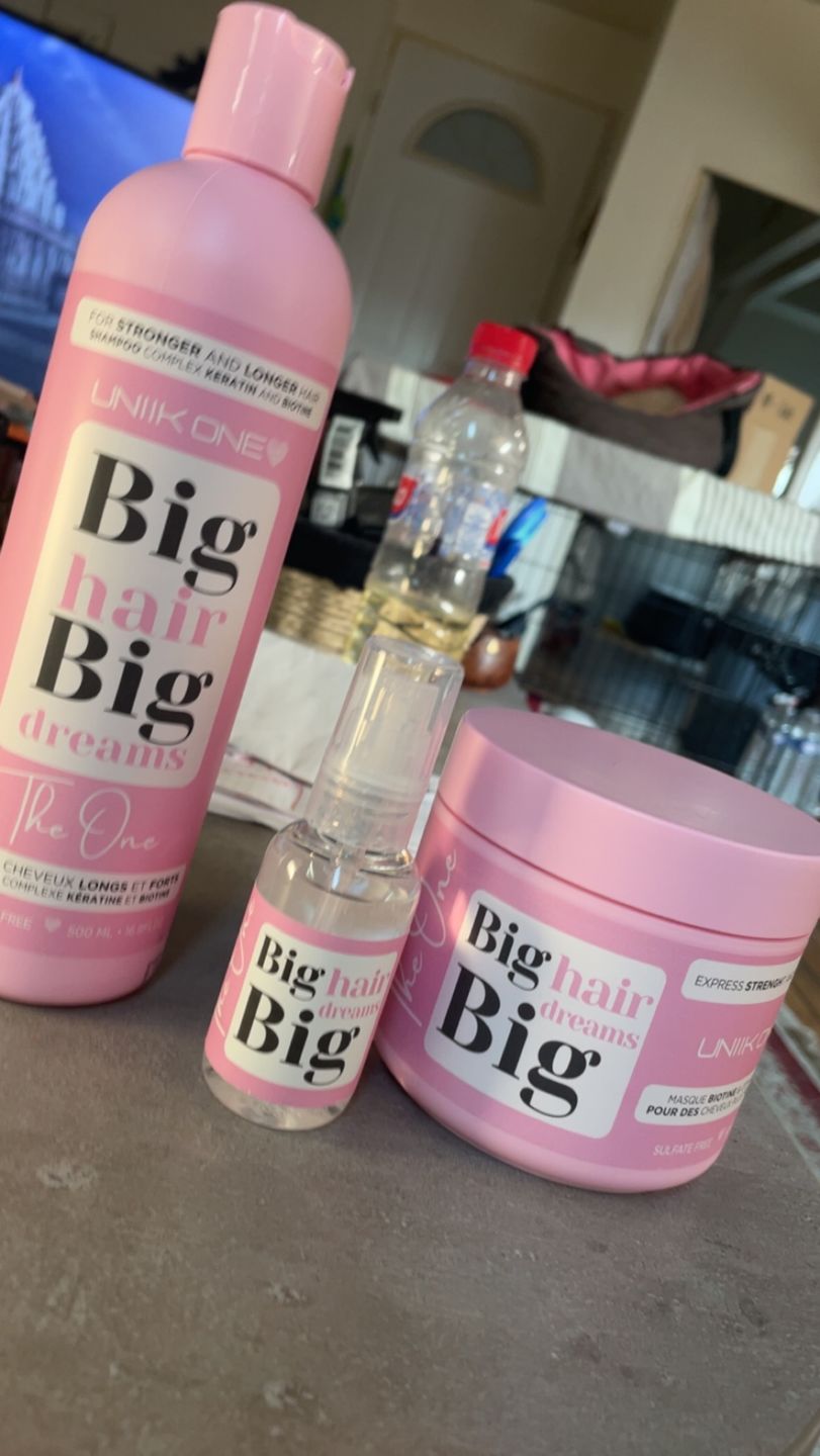 Customer photo review of Gamme The One - Kit complet - Shampooing, masque et sérum