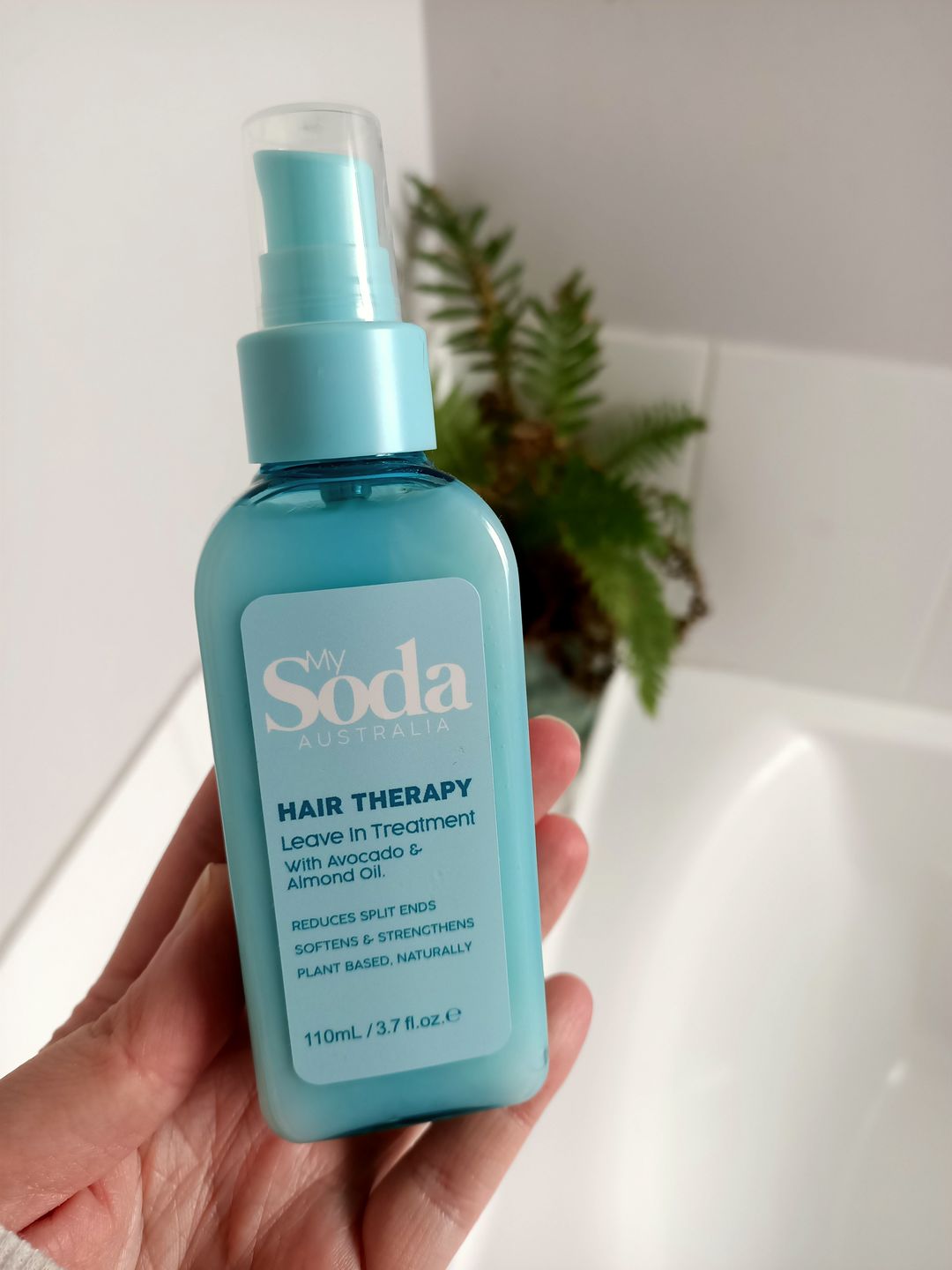 Customer photo review of HAIR THERAPY Leave In Treatment 110mL