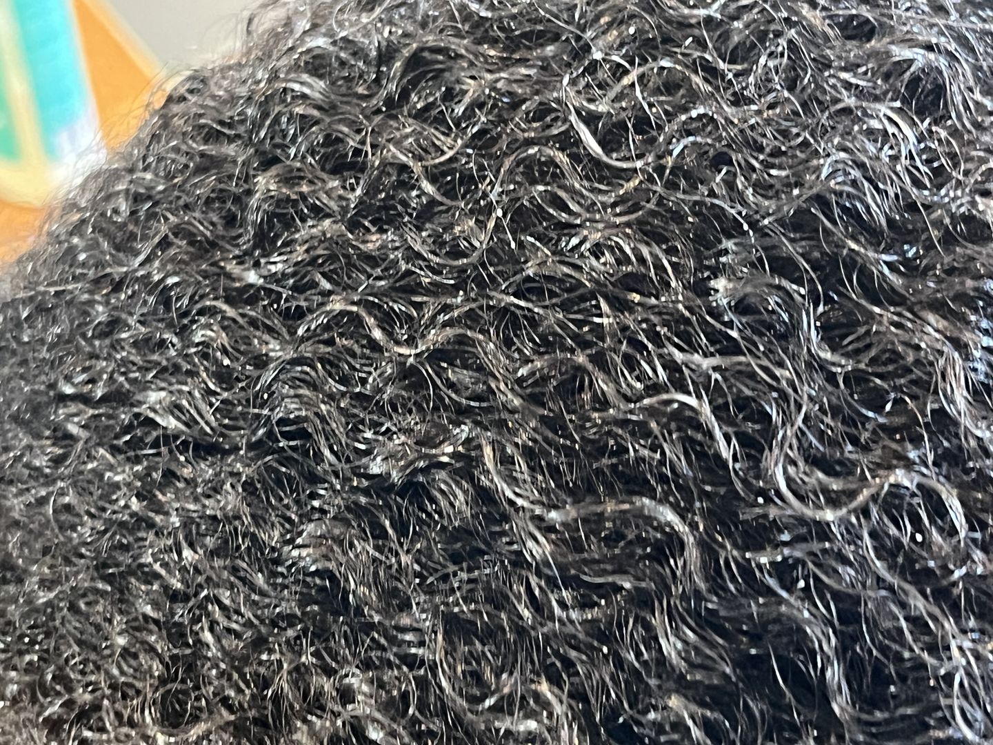 Customer photo review of Wash and Go System with Heavy Hold for Curly Hair