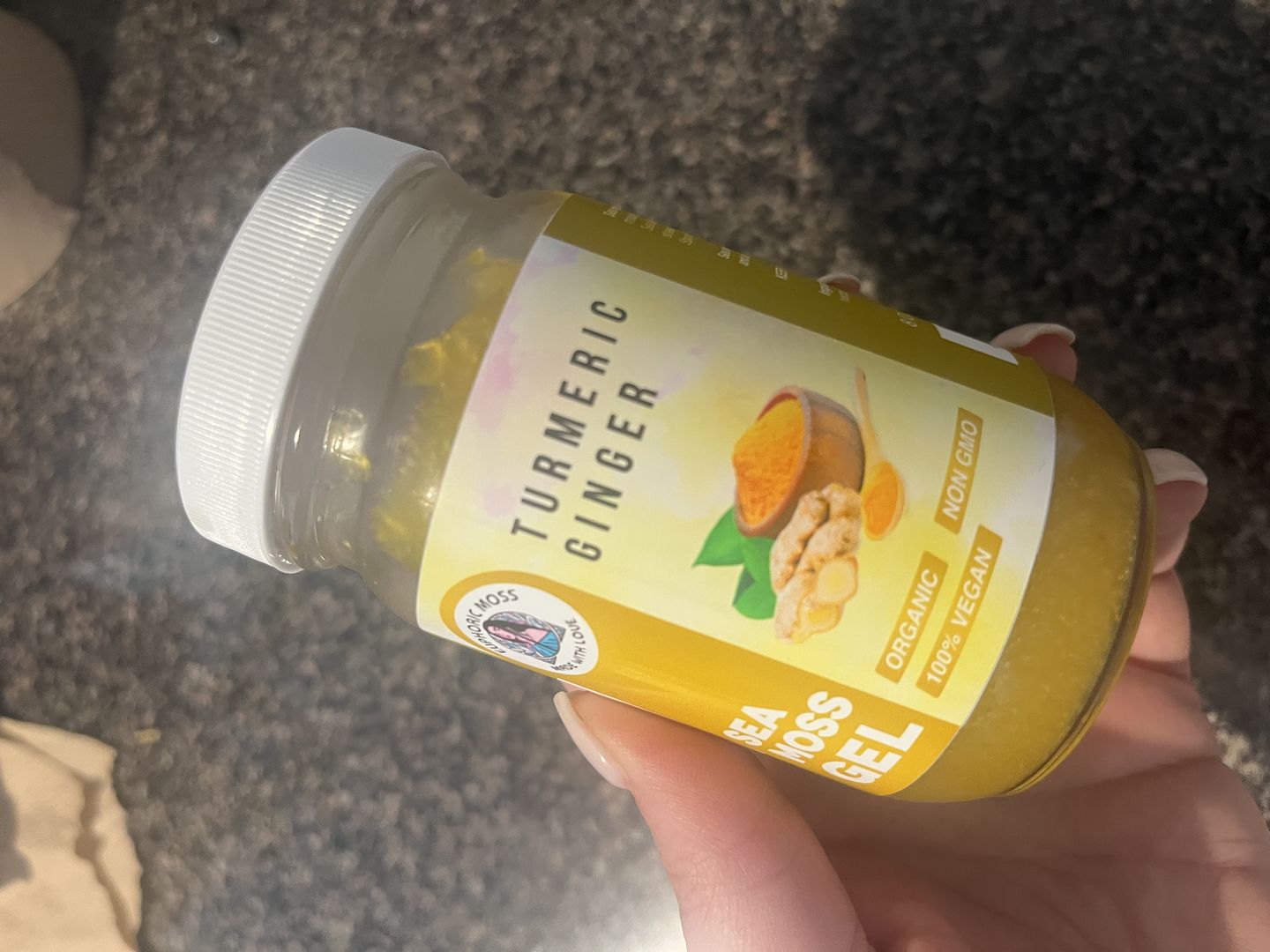 Customer photo review of Turmeric, Ginger Sea Moss Gel