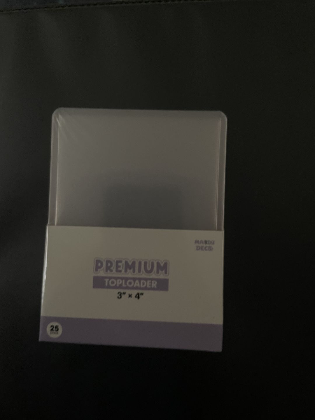 Customer photo review of PREMIUM CLEAR 3 X 4" TOPLOADER
