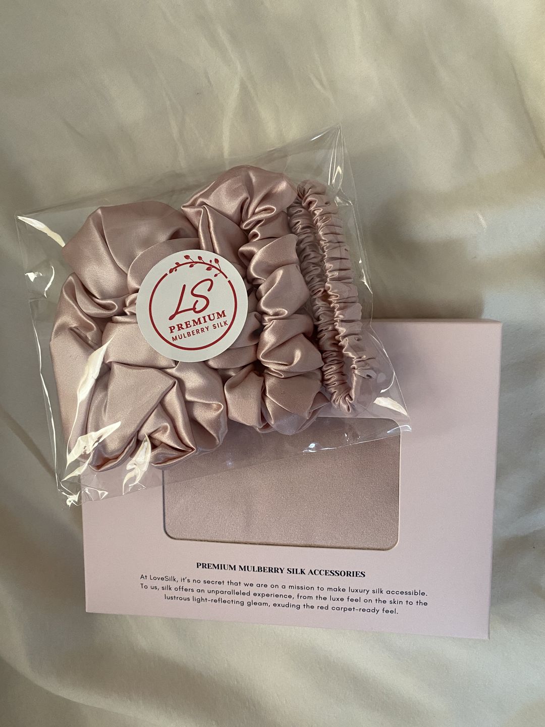 Customer photo review of Large Double-Lined Adjustable Silk Hair Bonnet Turban - Pink