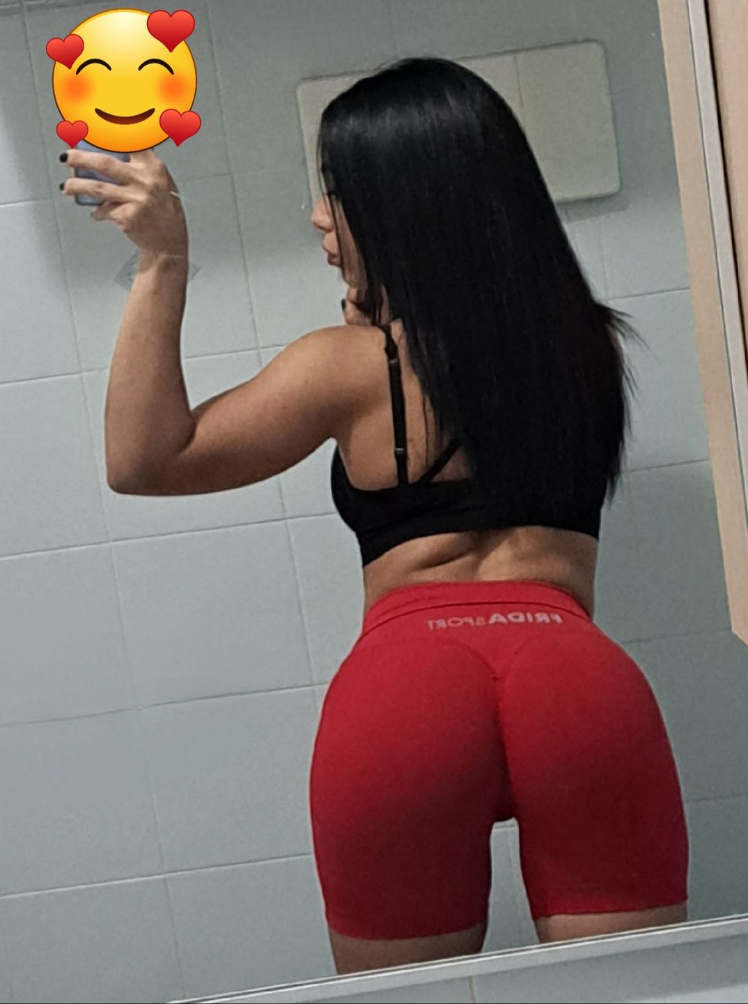 Customer photo review of Shorts CALIPSO Rosso Lampone Costine