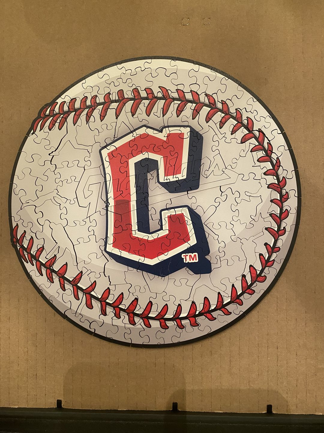 Customer photo review of Cleveland Guardians® - Official Wooden Puzzle
