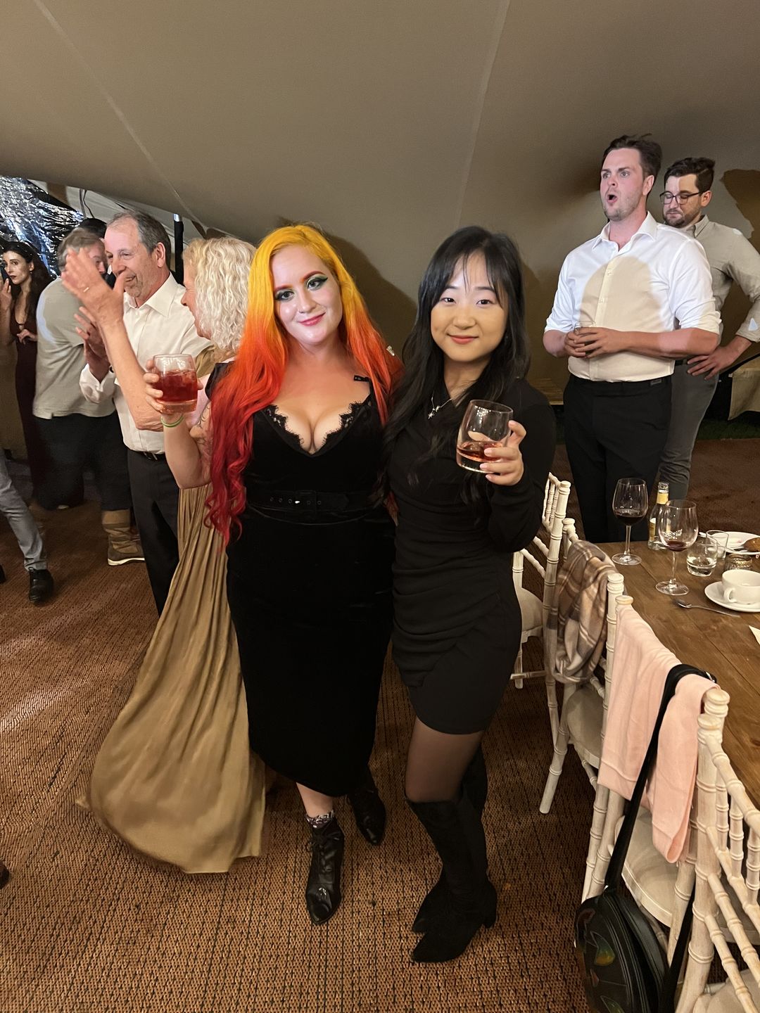 Customer photo review of Baudelaire Wiggle Dress in Black