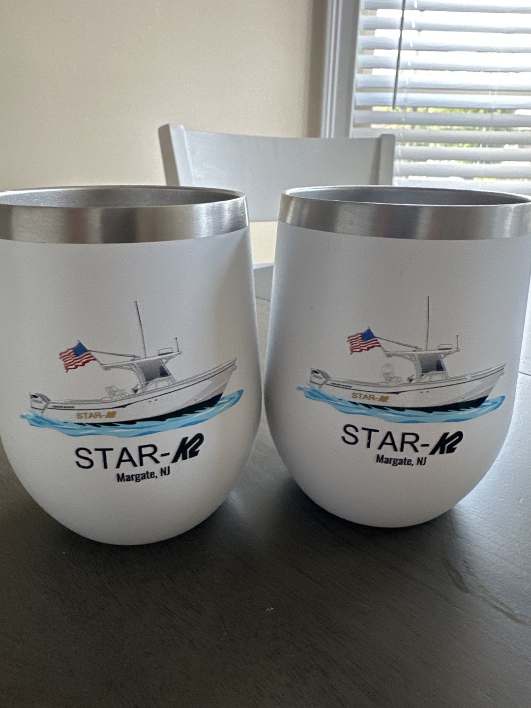 Customer photo review of Custom Wine Tumblers