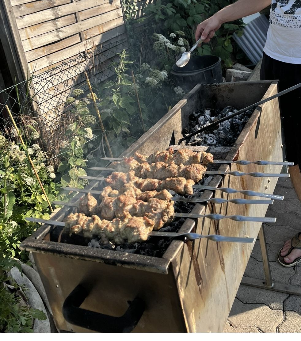 Customer photo review of Lamm-Schaschlik Knoblauch-Pfeffer – würzig mariniert aus der Keule | mySchaschlik