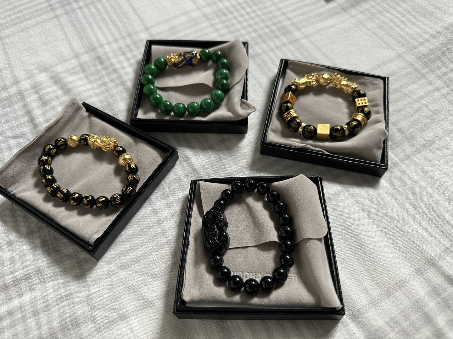 Customer photo review of Feng Shui Black Obsidian Wealth Bracelet