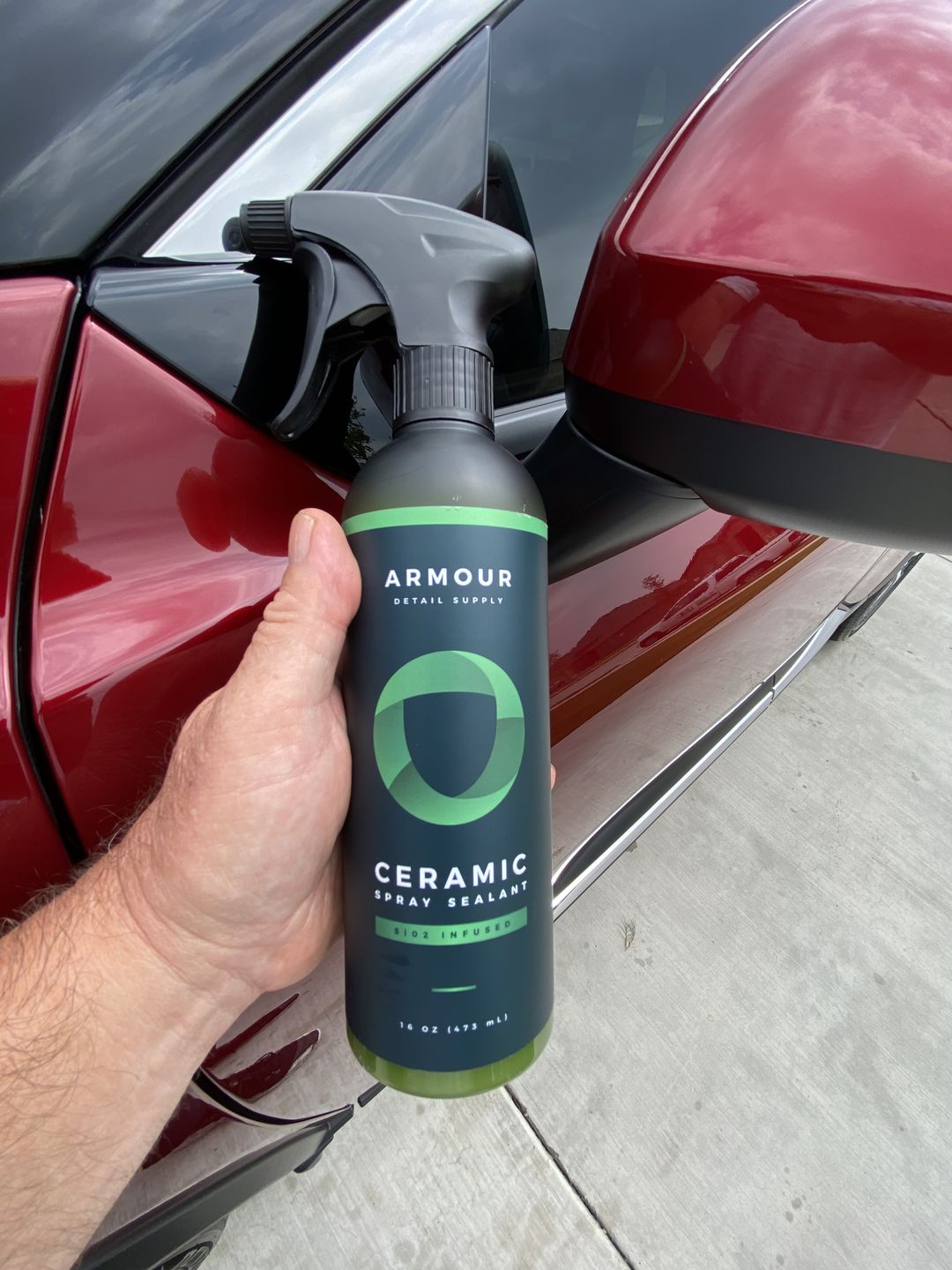 Customer photo review of Ceramic Spray Sealant - 16oz