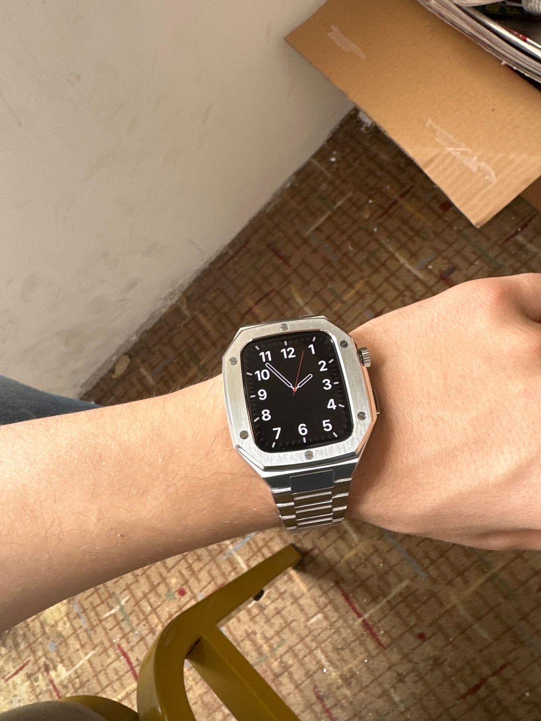 Customer photo review of Bracelet et coque luxe style AP pour Apple Watch