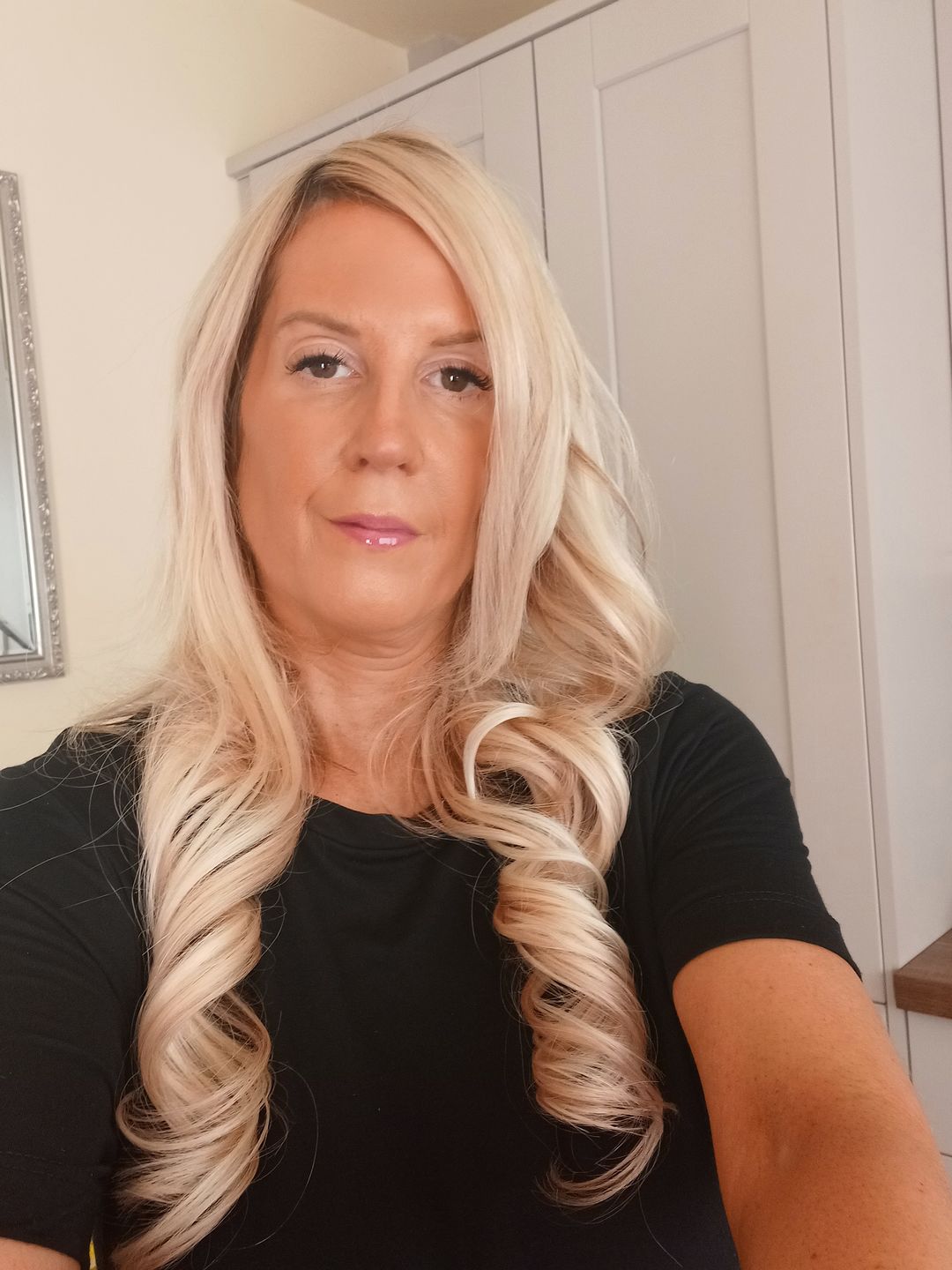 Customer photo review of The Silk Heatless Curl Kit