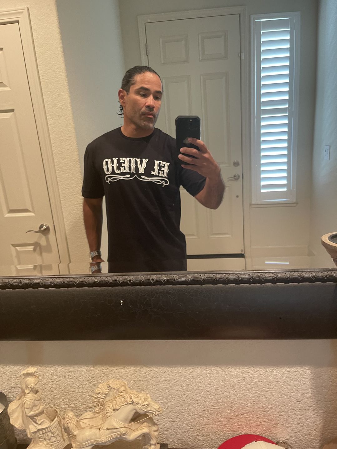 Customer photo review of The Original El Viejo Old School Tee